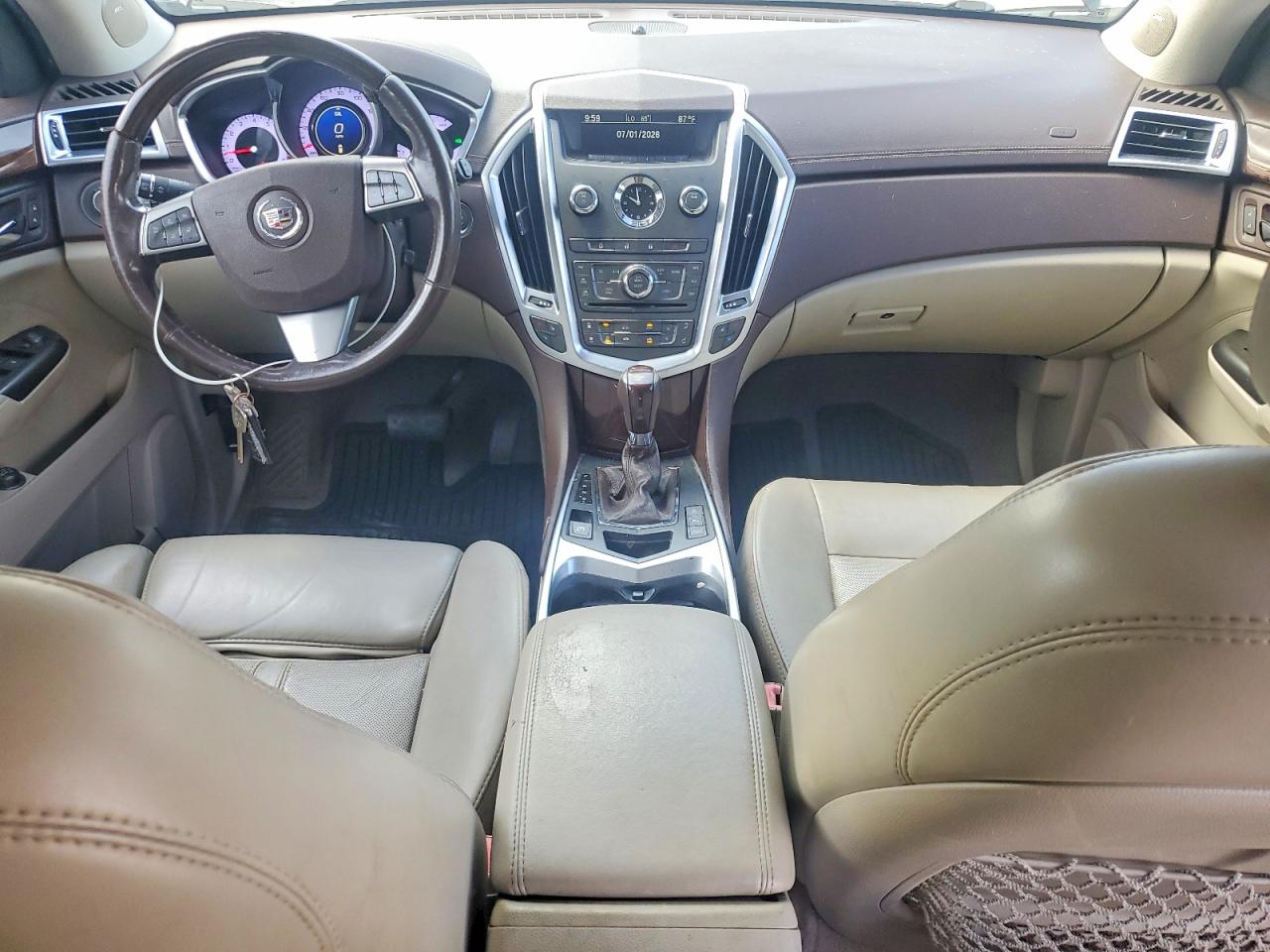 2012 Cadillac Srx Luxury Collection Brown vin: 3GYFNDE3XCS577387