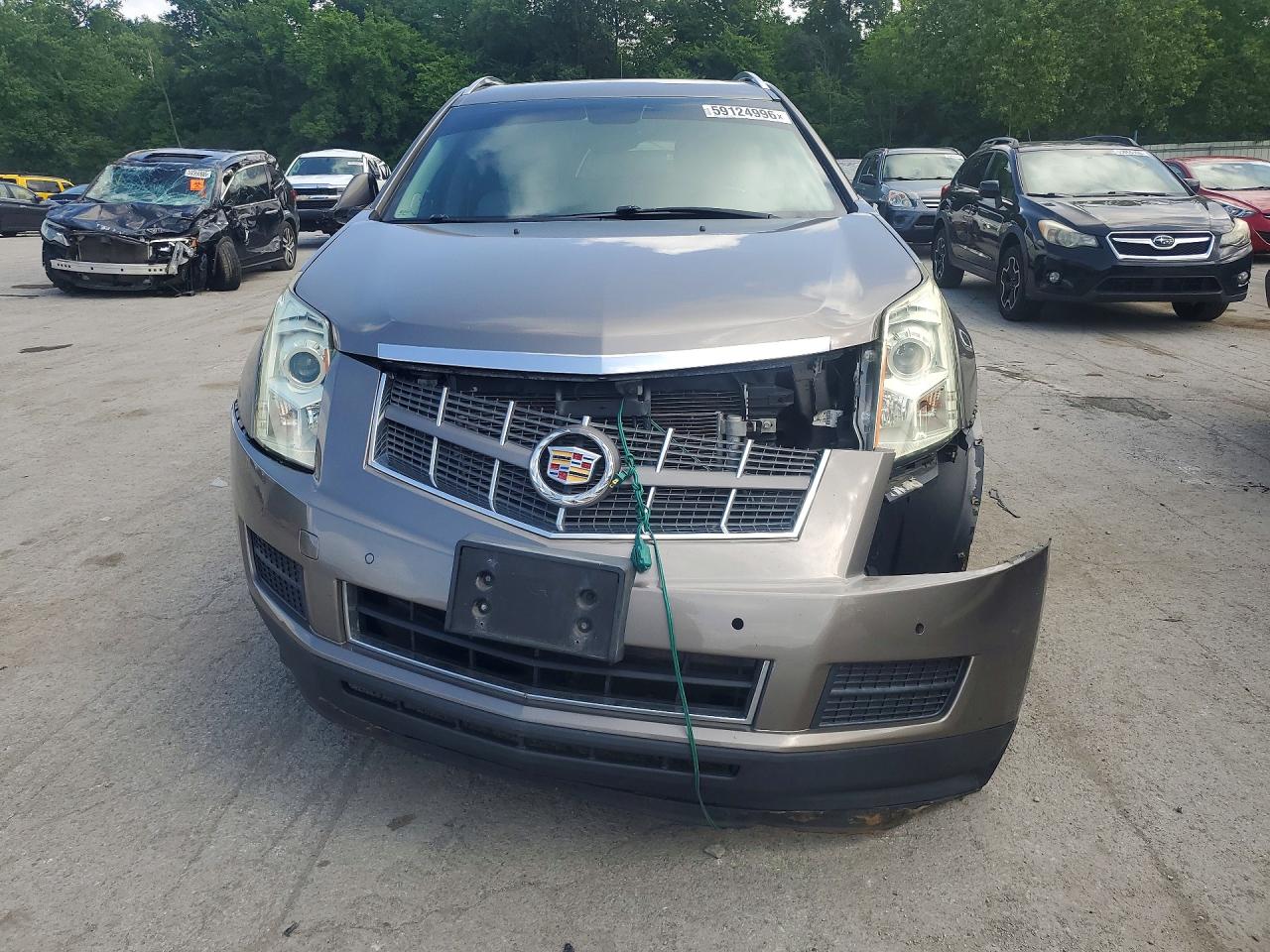 2012 Cadillac Srx Luxury Collection Brown vin: 3GYFNDE3XCS577387