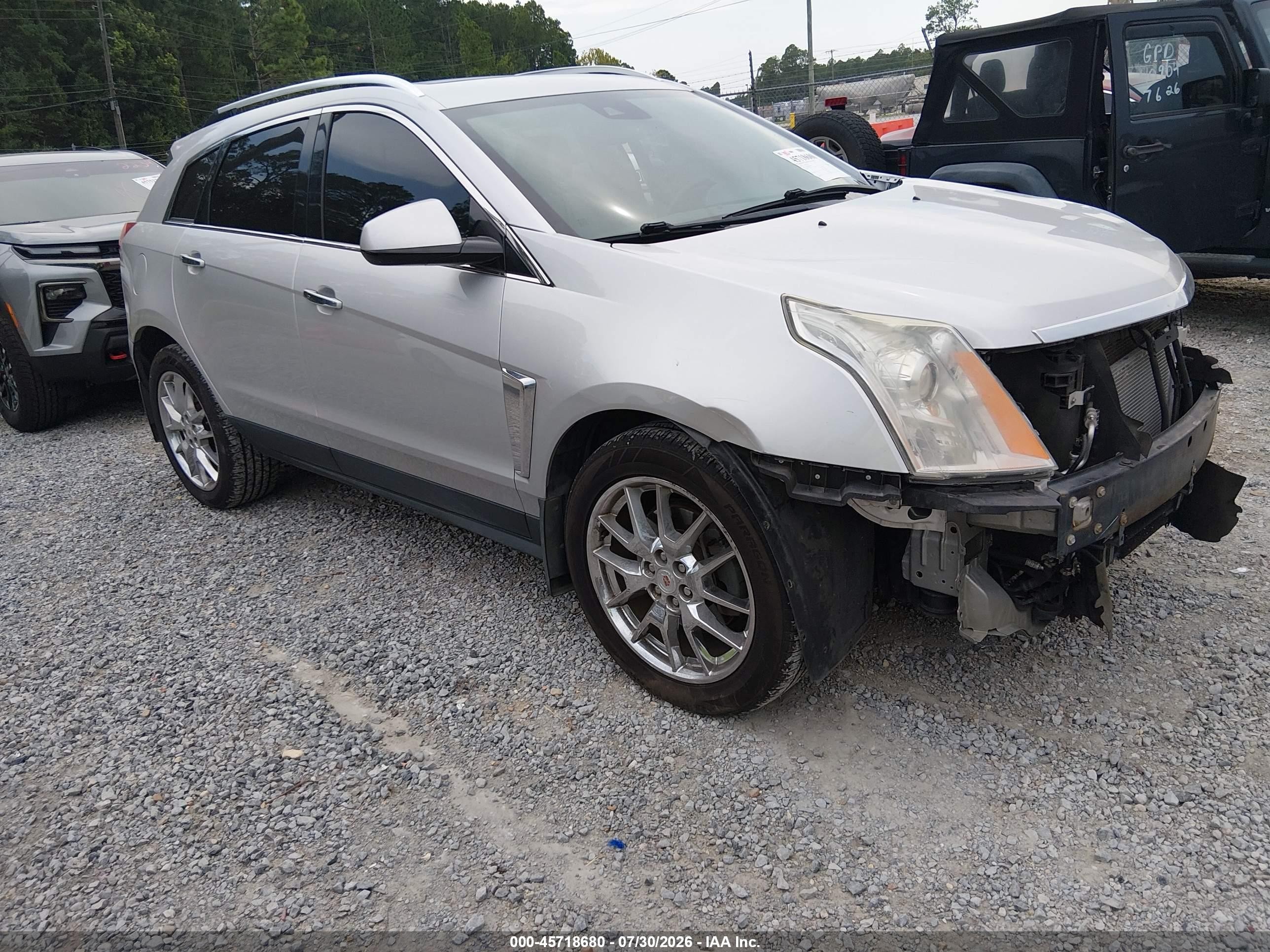 2013 Cadillac Srx Performance Collection Silver vin: 3GYFNDE3XDS508958