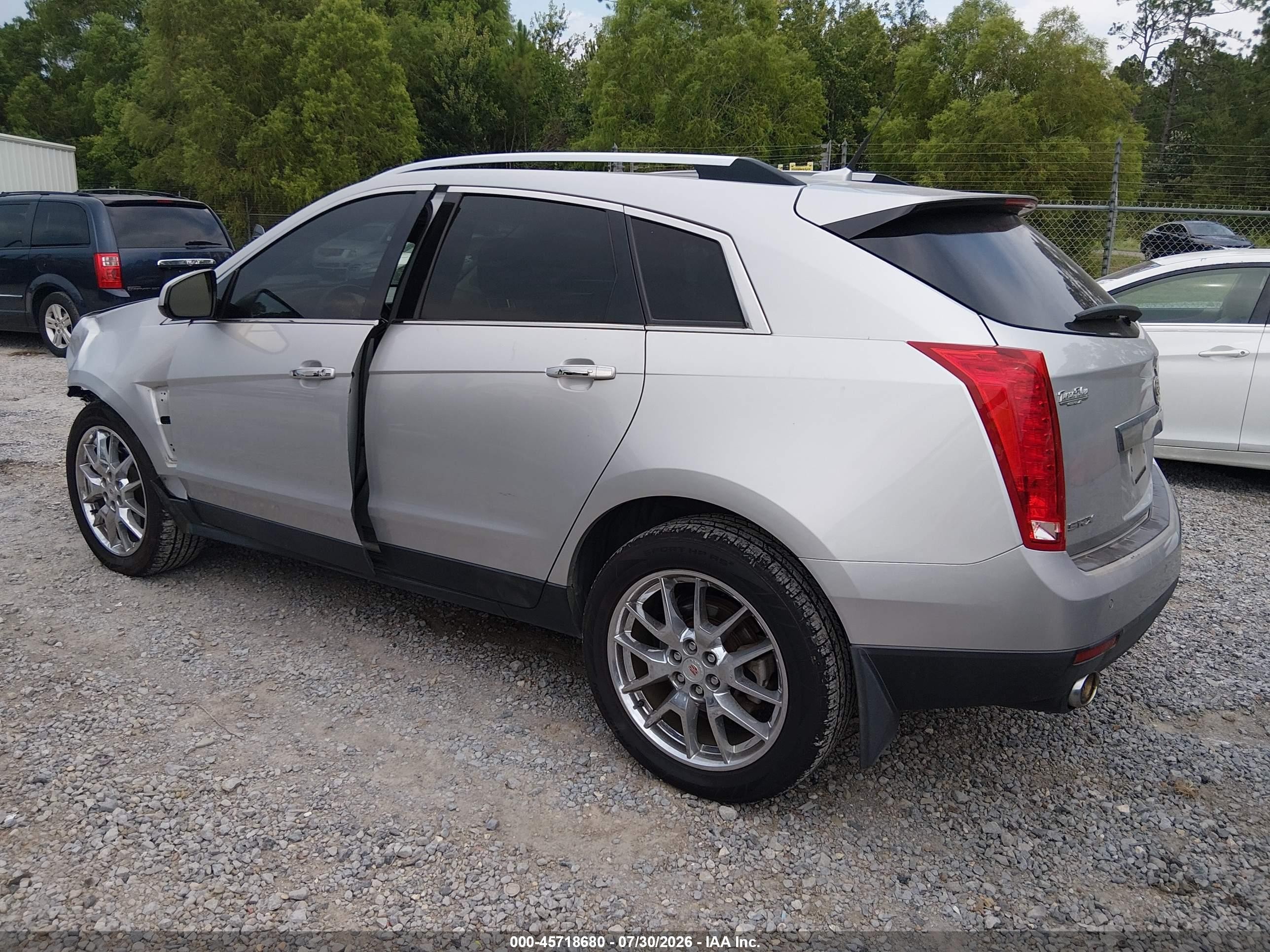 2013 Cadillac Srx Performance Collection Silver vin: 3GYFNDE3XDS508958