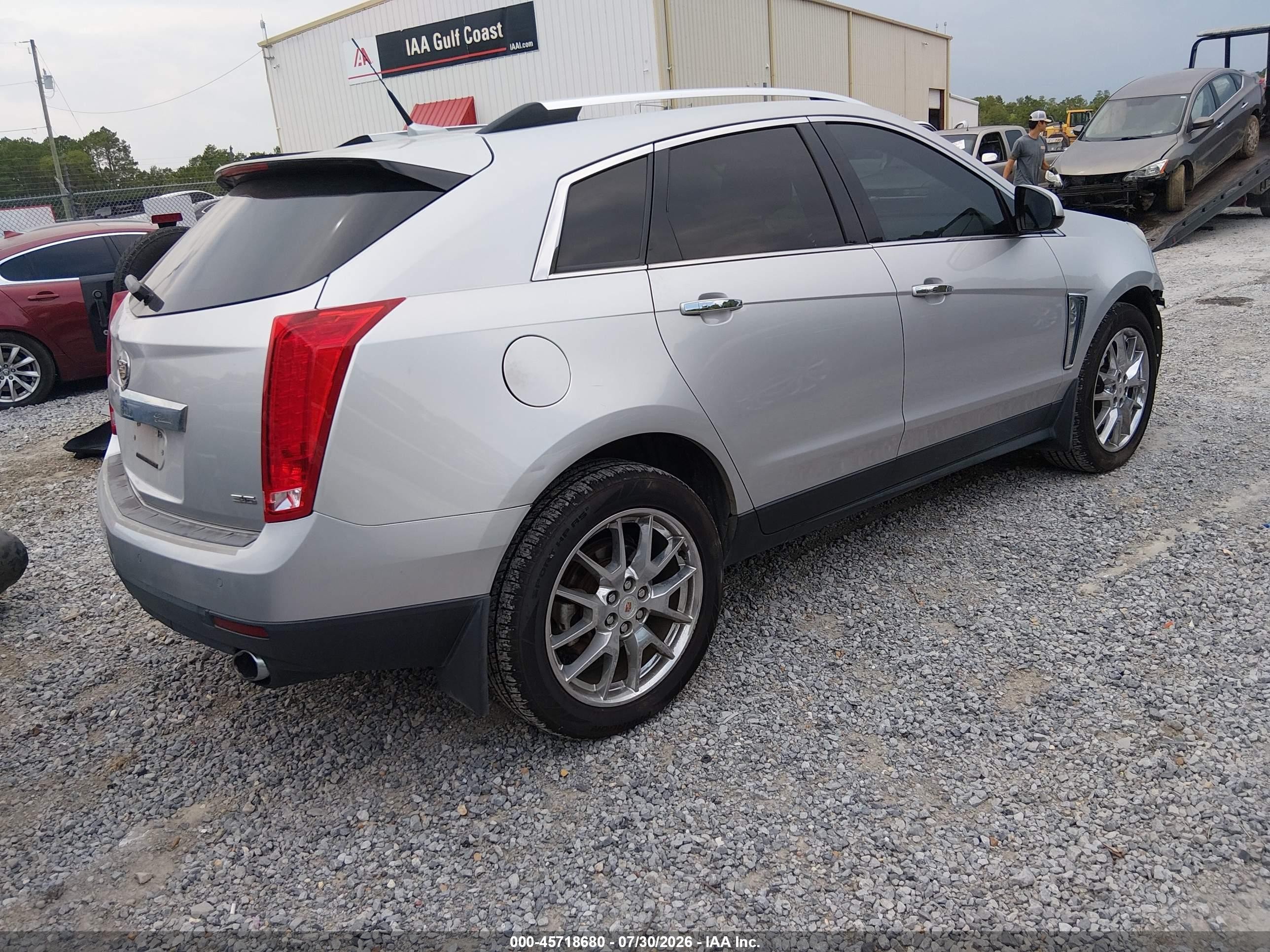 2013 Cadillac Srx Performance Collection Silver vin: 3GYFNDE3XDS508958