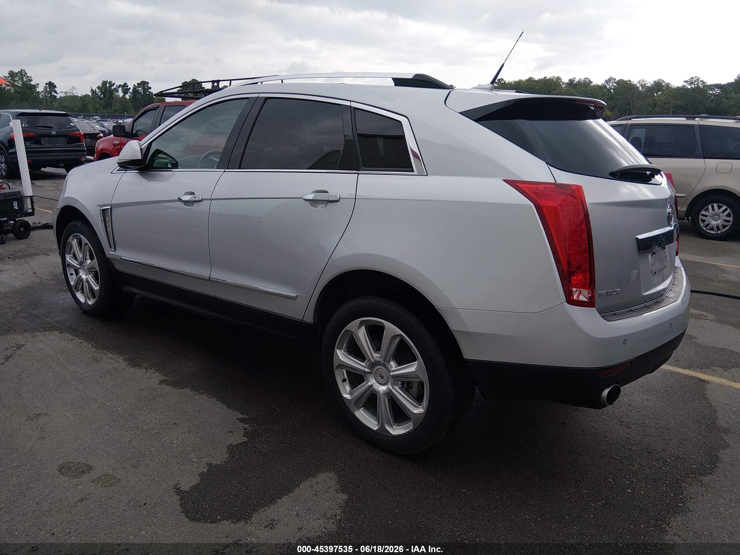 2013 Cadillac Srx Performance Collection Silver vin: 3GYFNDE3XDS587502