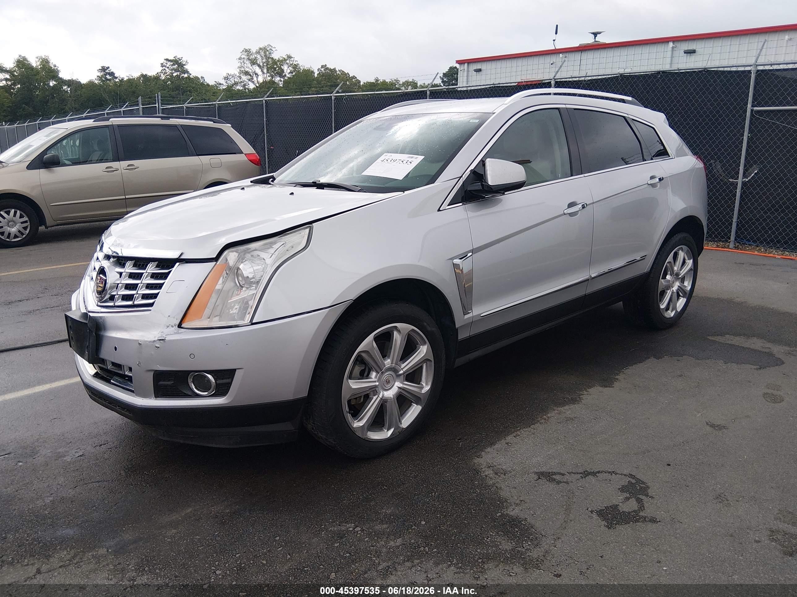 2013 Cadillac Srx Performance Collection Silver vin: 3GYFNDE3XDS587502