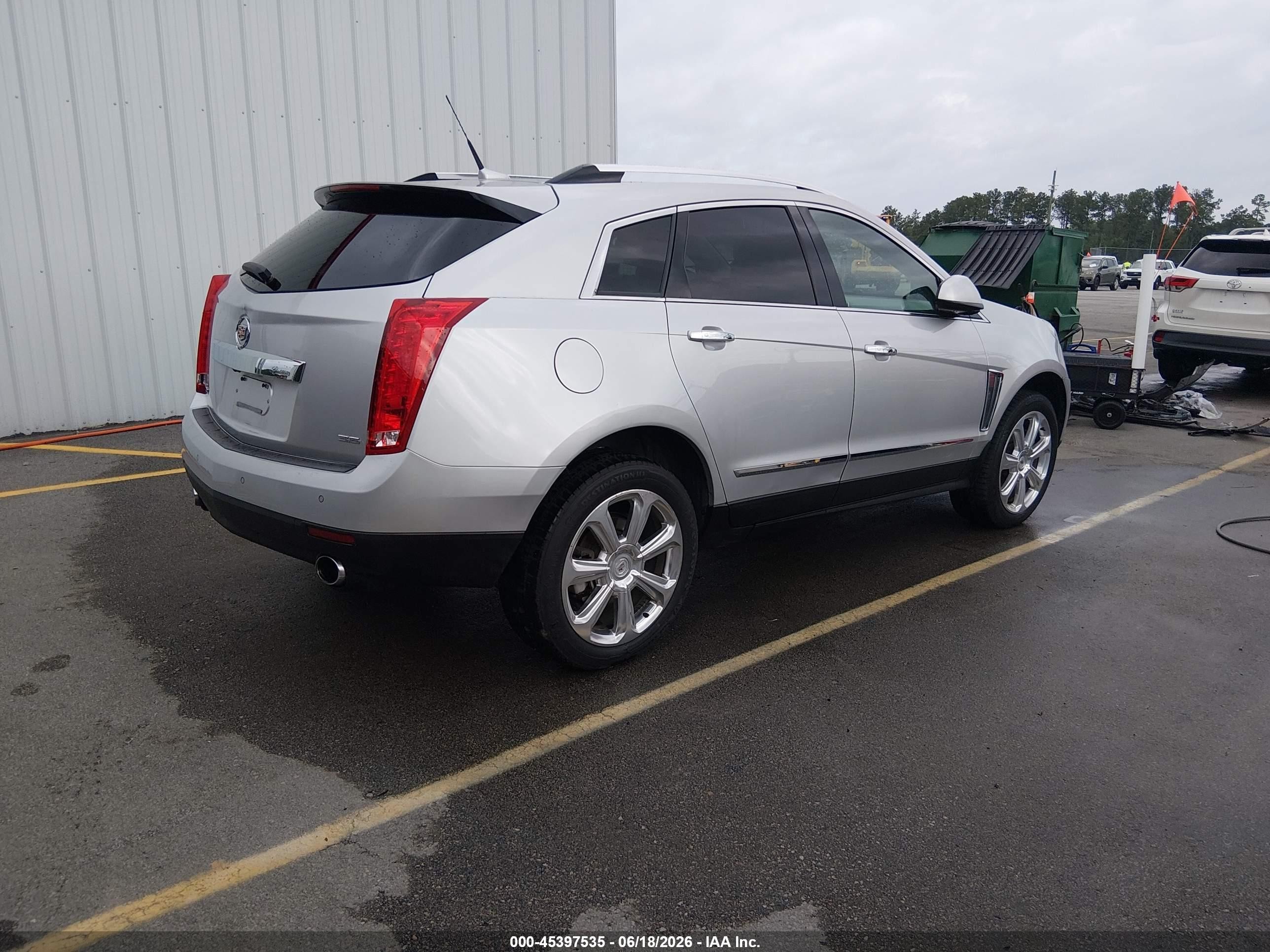 2013 Cadillac Srx Performance Collection Silver vin: 3GYFNDE3XDS587502