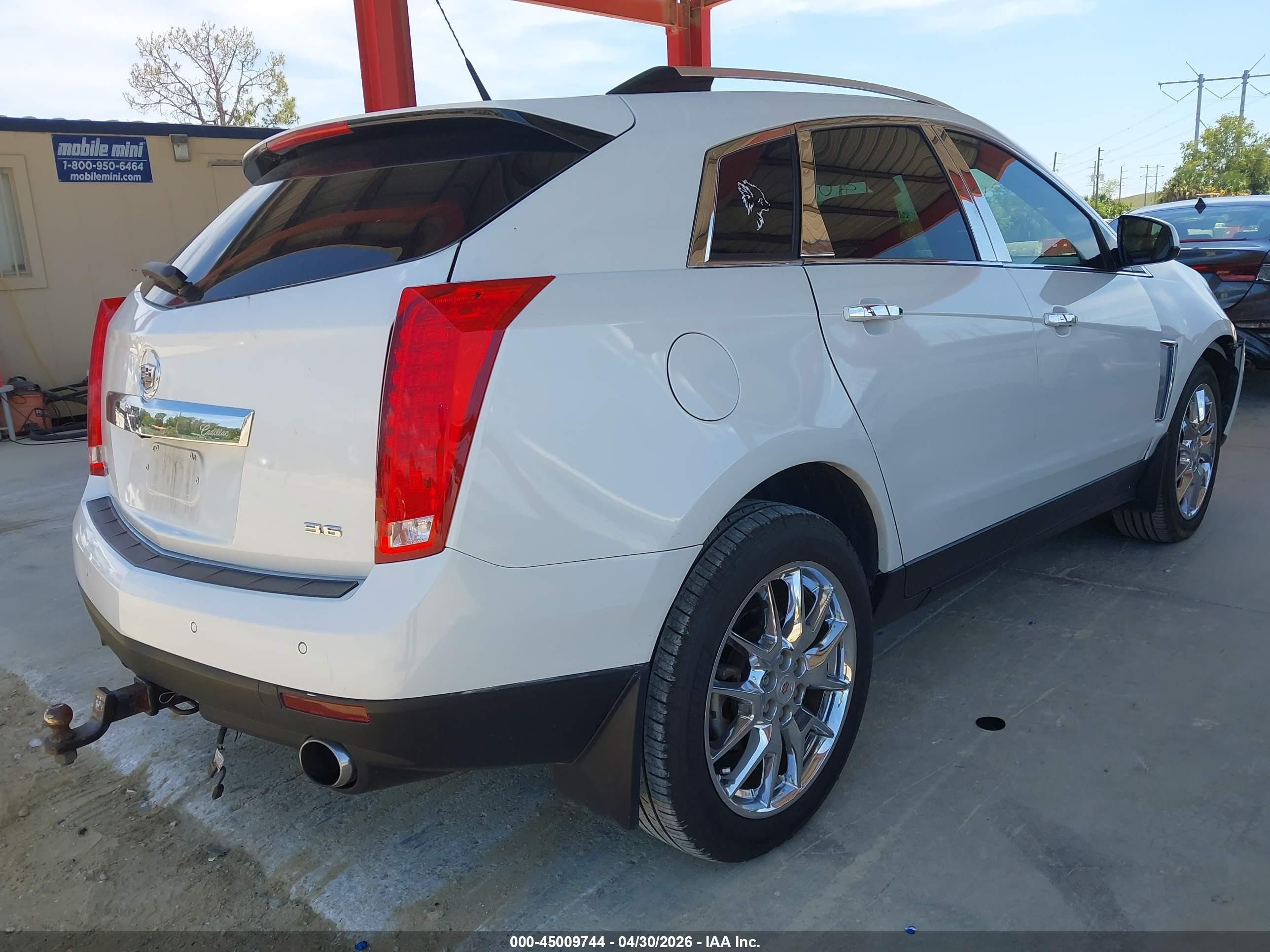 2013 Cadillac Srx Performance Collection White vin: 3GYFNDE3XDS613628