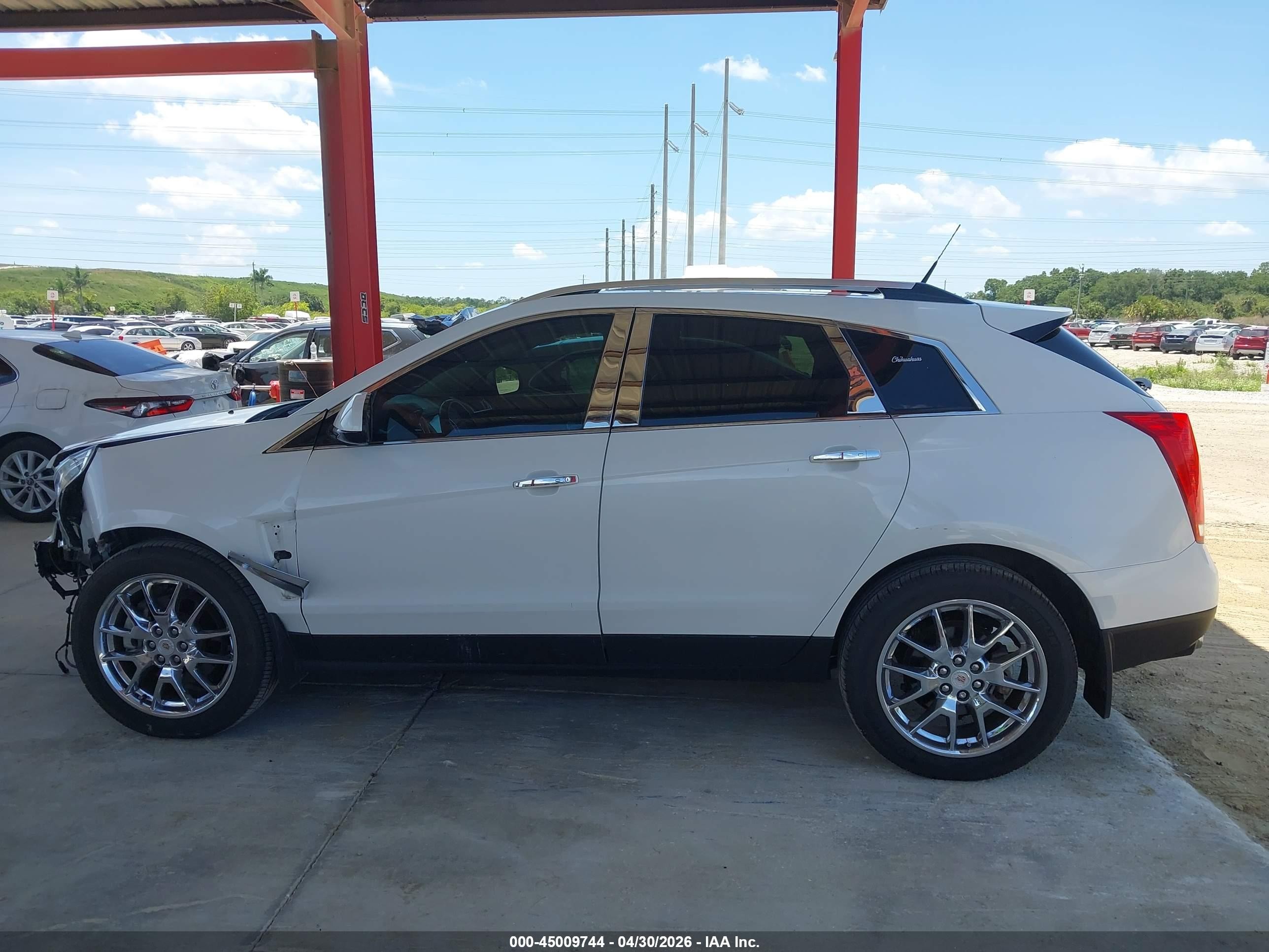 2013 Cadillac Srx Performance Collection White vin: 3GYFNDE3XDS613628