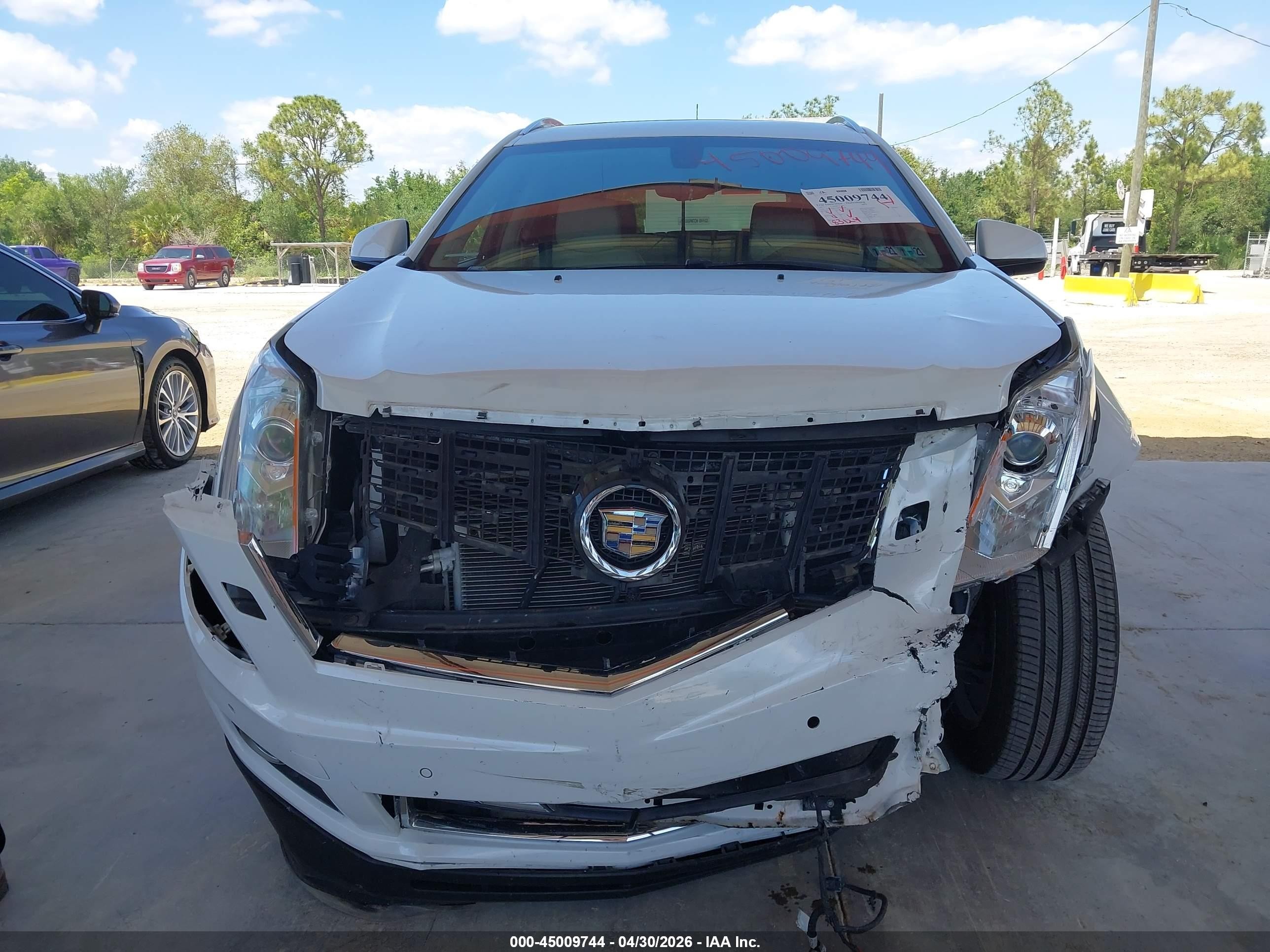 2013 Cadillac Srx Performance Collection White vin: 3GYFNDE3XDS613628