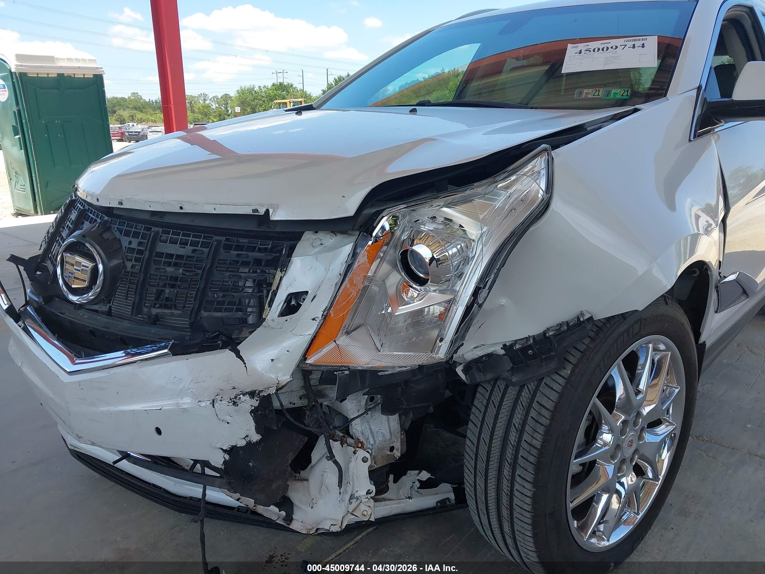 2013 Cadillac Srx Performance Collection White vin: 3GYFNDE3XDS613628