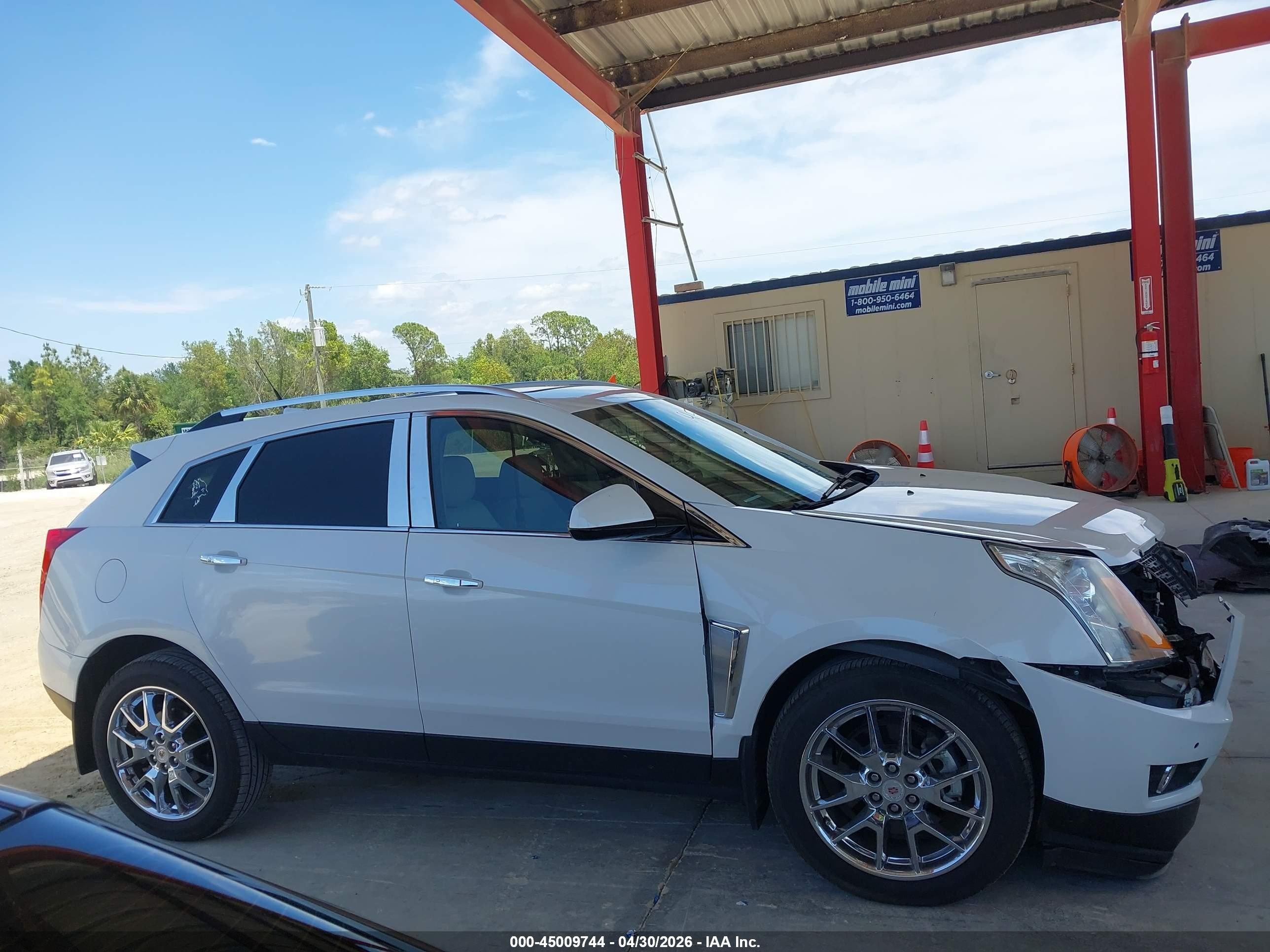 2013 Cadillac Srx Performance Collection White vin: 3GYFNDE3XDS613628