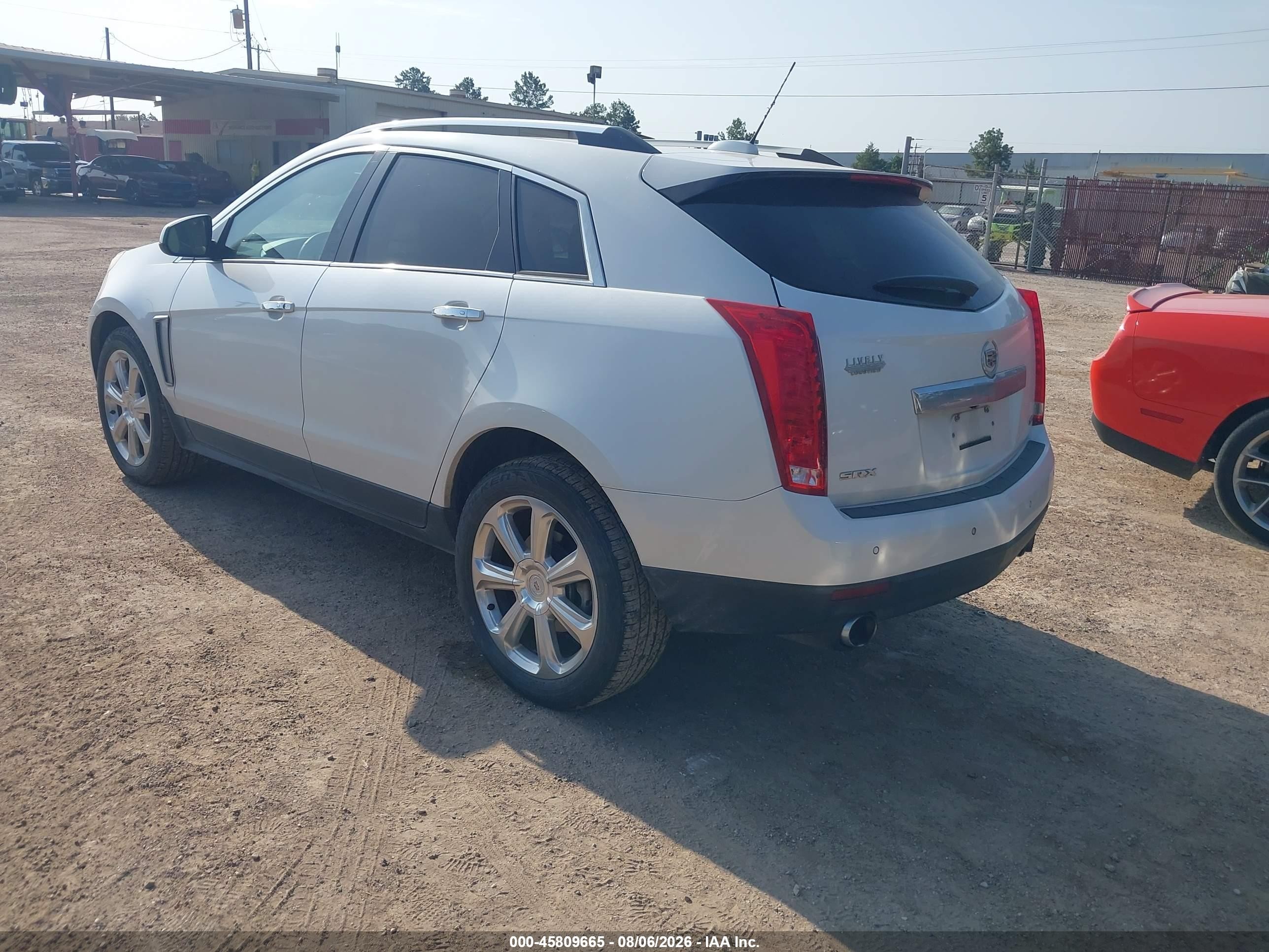 2015 Cadillac Srx Premium Collection White vin: 3GYFNDE3XFS557693