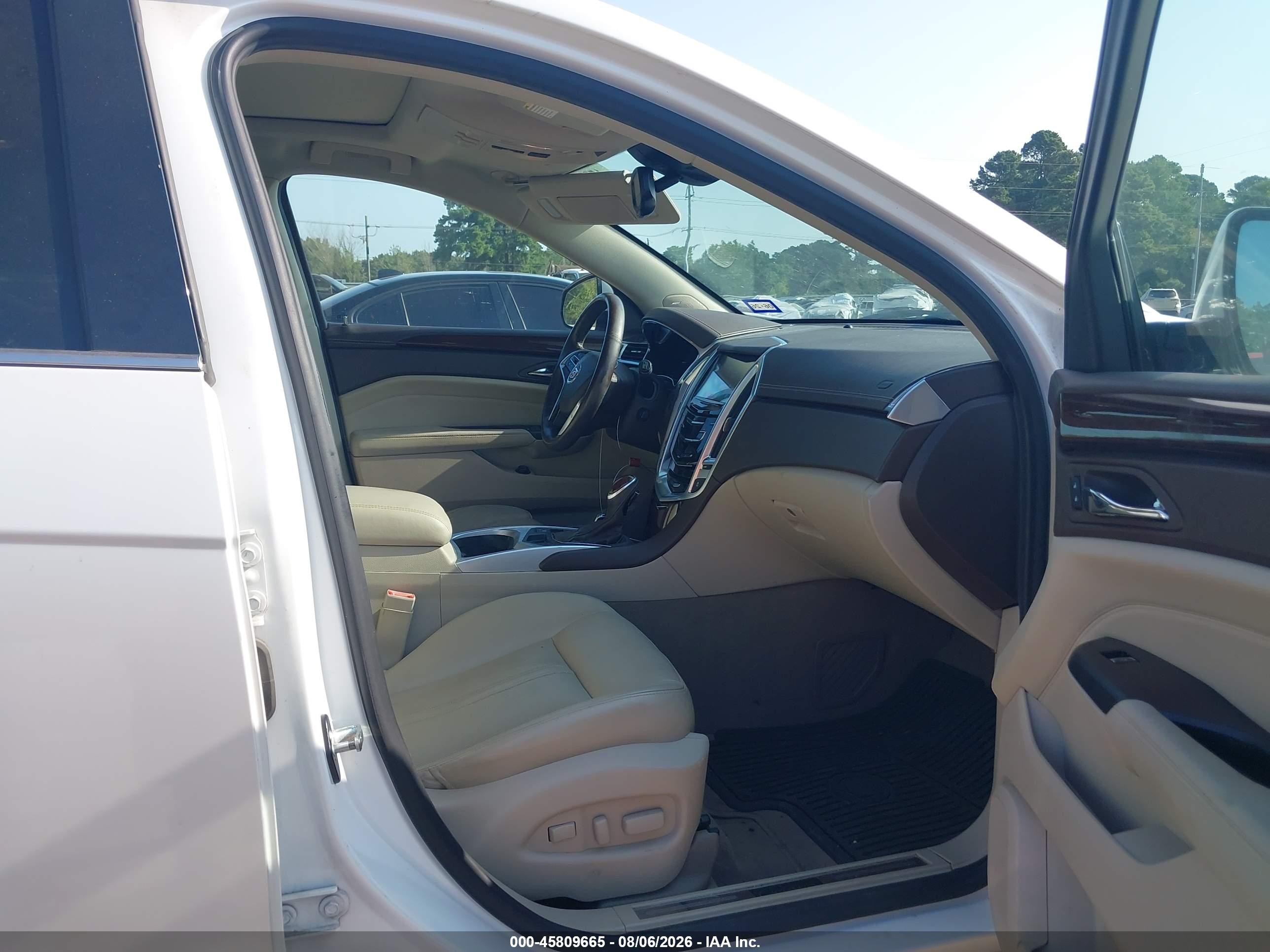 2015 Cadillac Srx Premium Collection White vin: 3GYFNDE3XFS557693