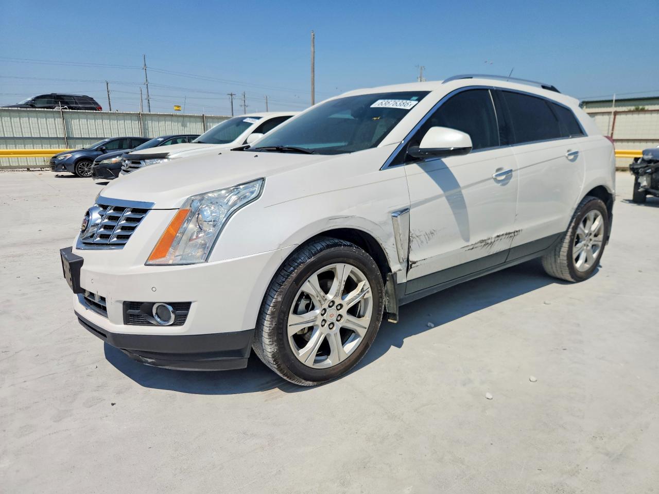 2015 Cadillac Srx Premium Collection White vin: 3GYFNDE3XFS598924