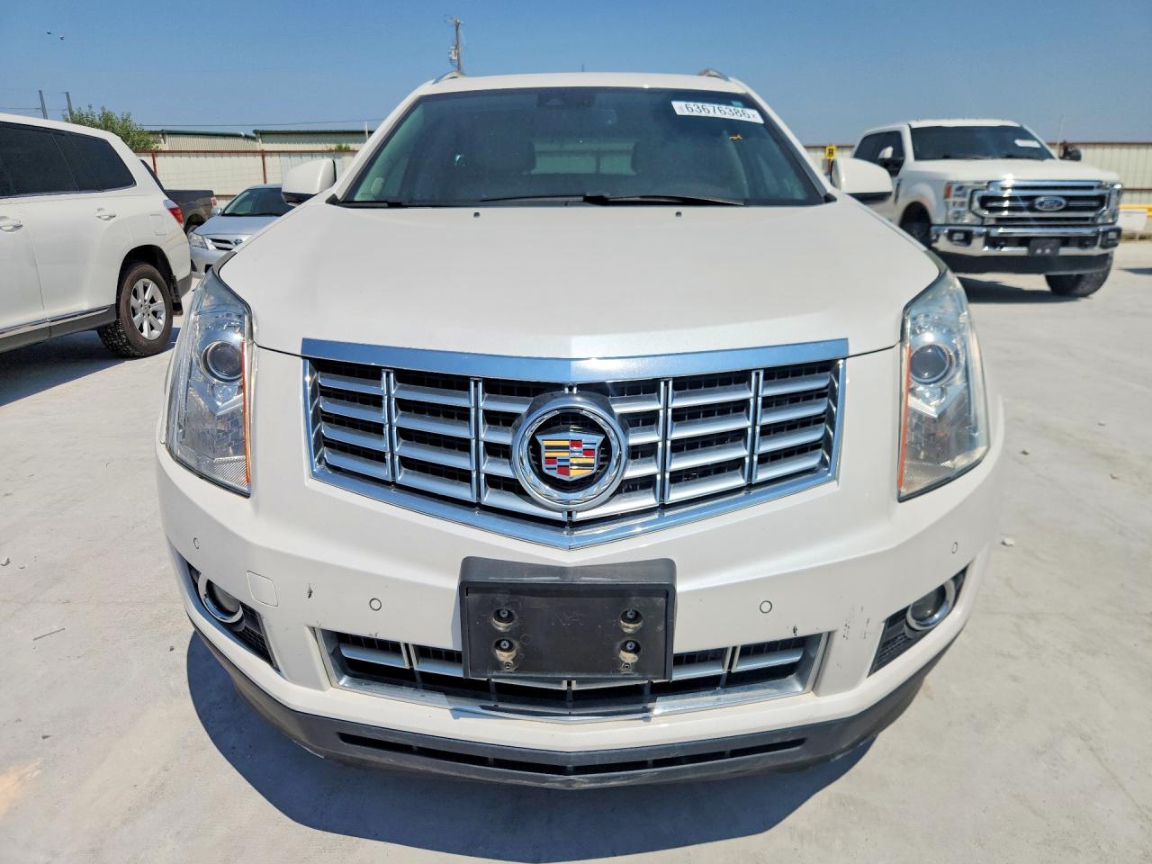 2015 Cadillac Srx Premium Collection White vin: 3GYFNDE3XFS598924