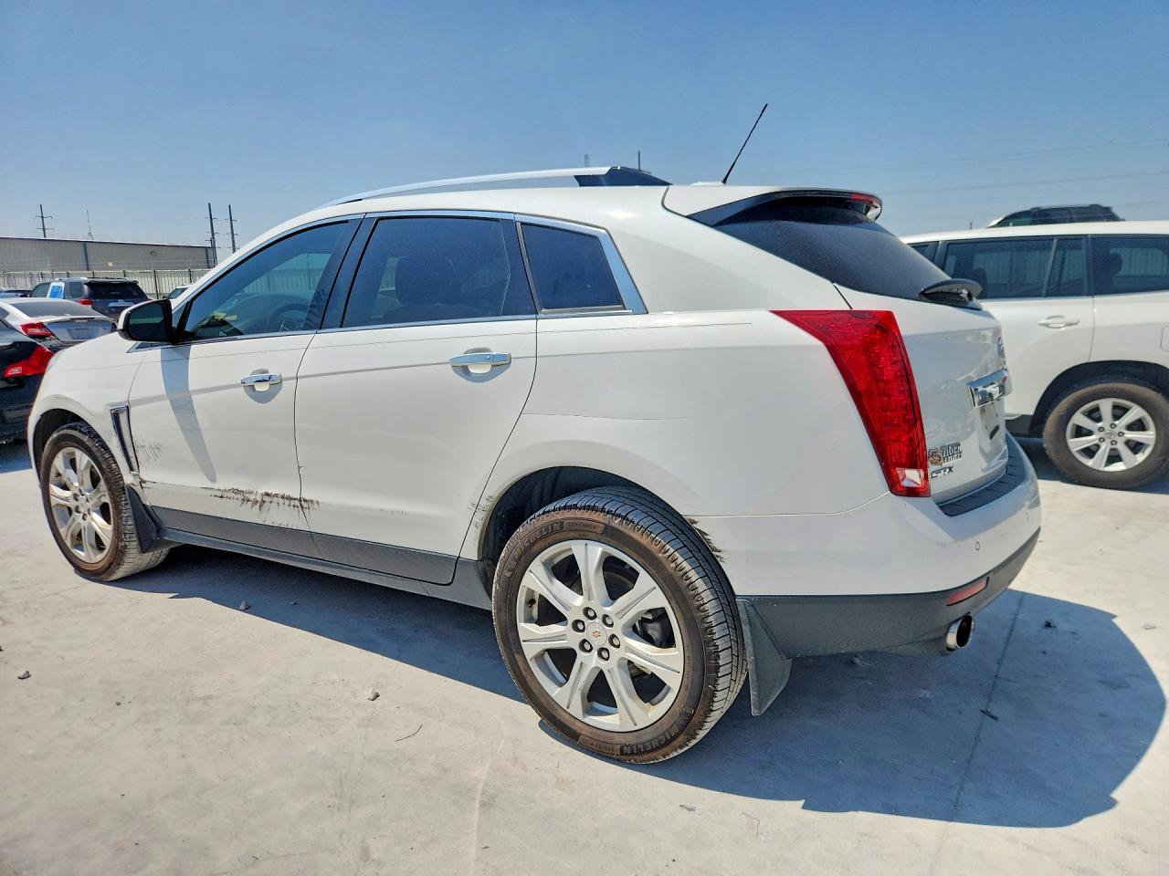 2015 Cadillac Srx Premium Collection White vin: 3GYFNDE3XFS598924