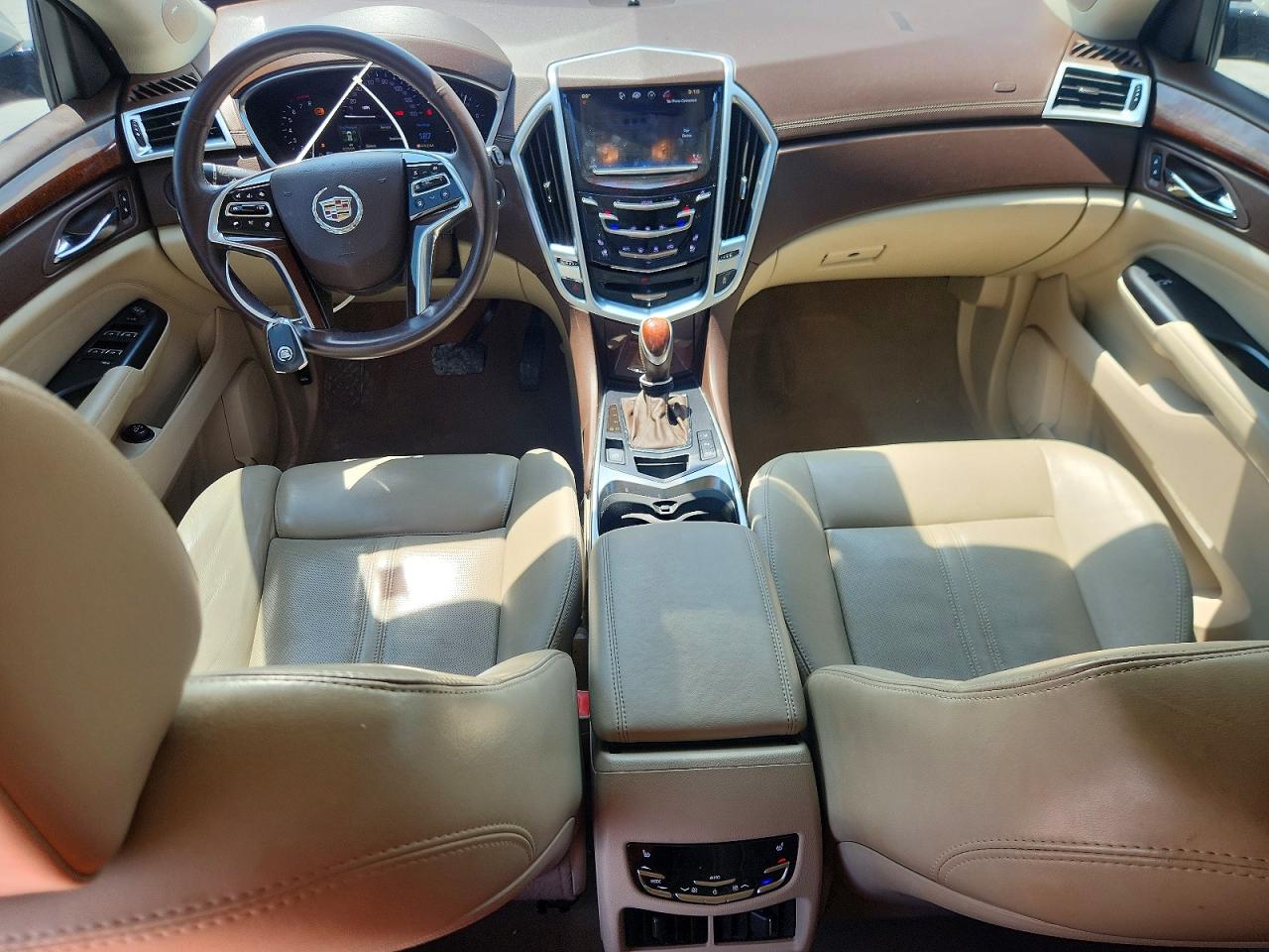 2015 Cadillac Srx Premium Collection White vin: 3GYFNDE3XFS598924