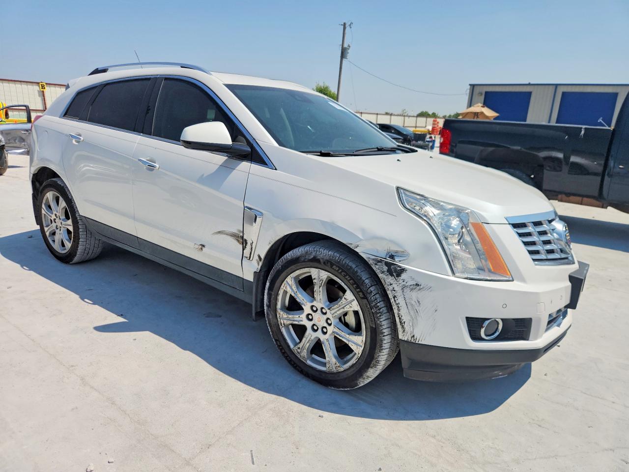 2015 Cadillac Srx Premium Collection White vin: 3GYFNDE3XFS598924