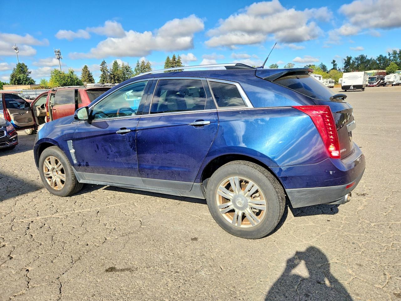2010 Cadillac Srx Luxury Collection Blue vin: 3GYFNDEY0AS583546