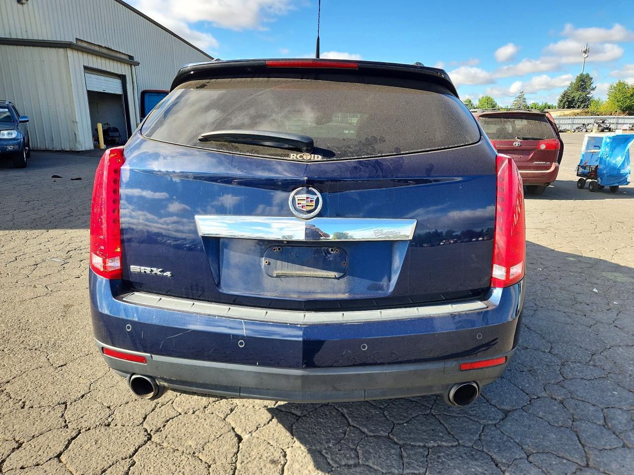 2010 Cadillac Srx Luxury Collection Blue vin: 3GYFNDEY0AS583546