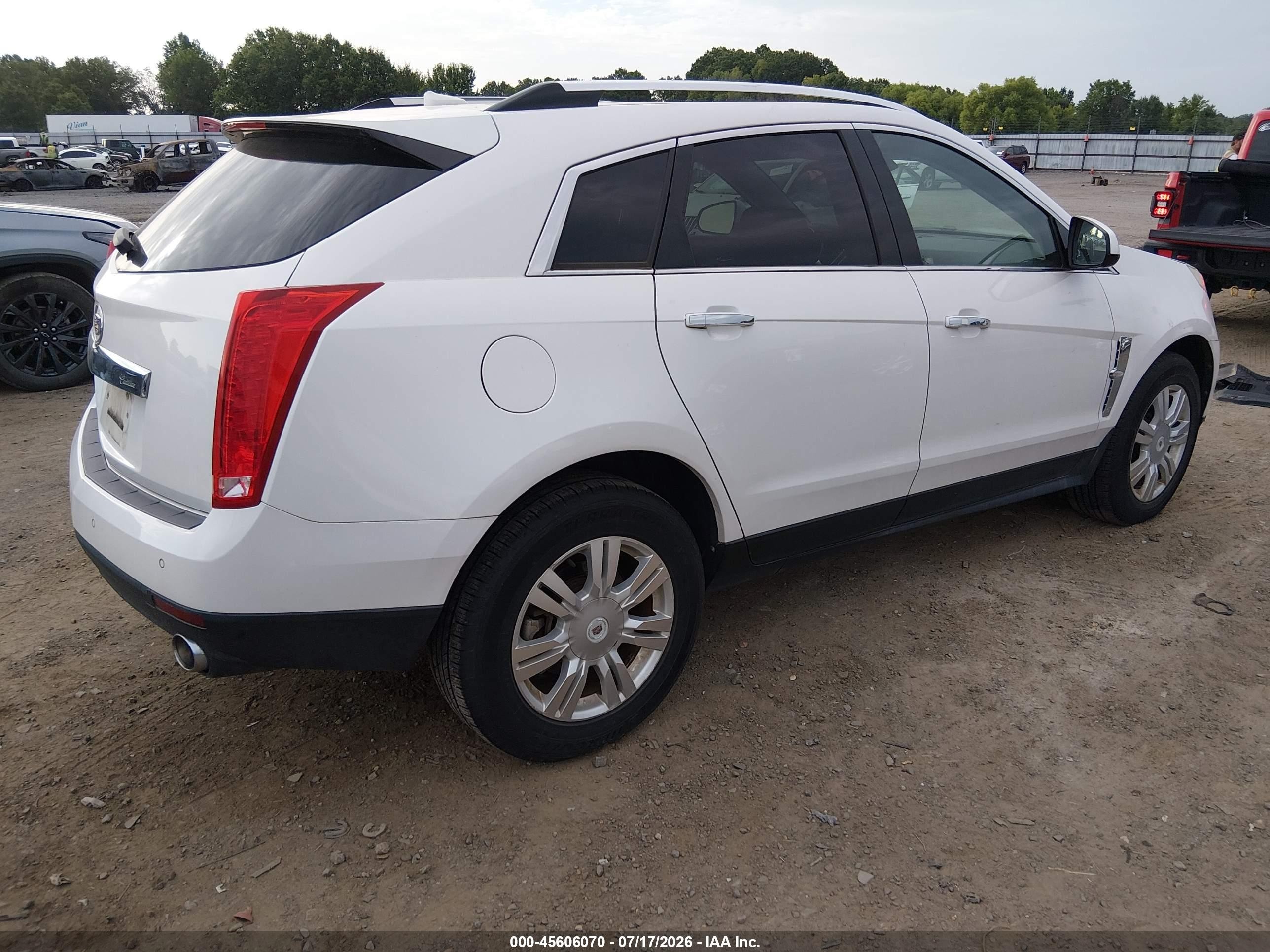 2011 Cadillac Srx Luxury Collection White vin: 3GYFNDEY0BS508945
