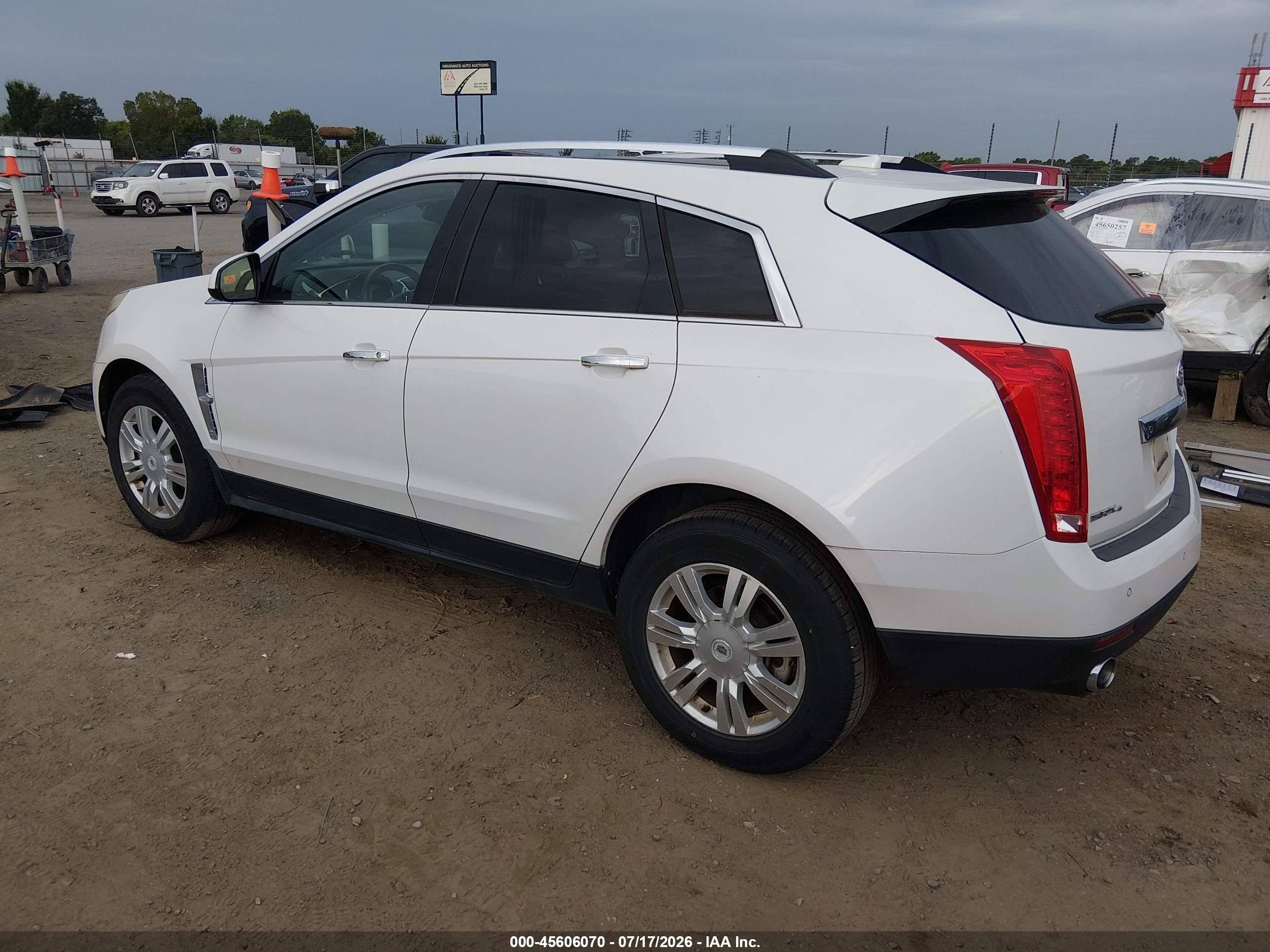 2011 Cadillac Srx Luxury Collection White vin: 3GYFNDEY0BS508945