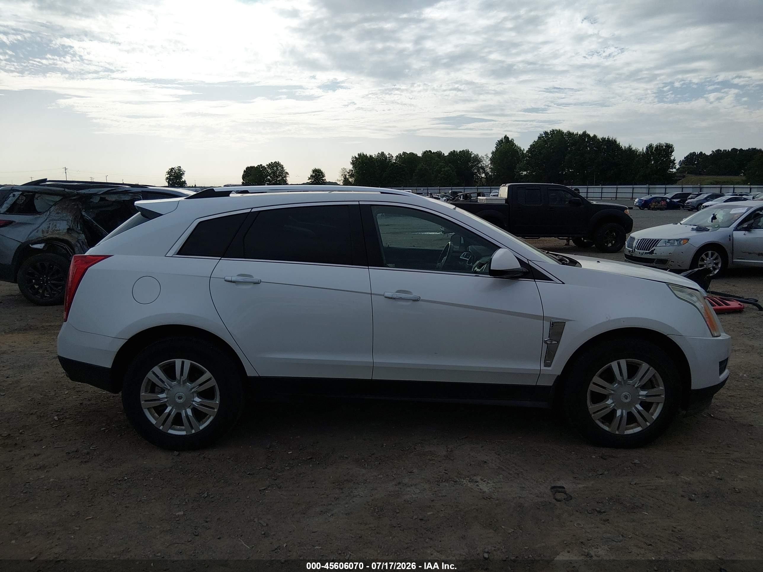 2011 Cadillac Srx Luxury Collection White vin: 3GYFNDEY0BS508945
