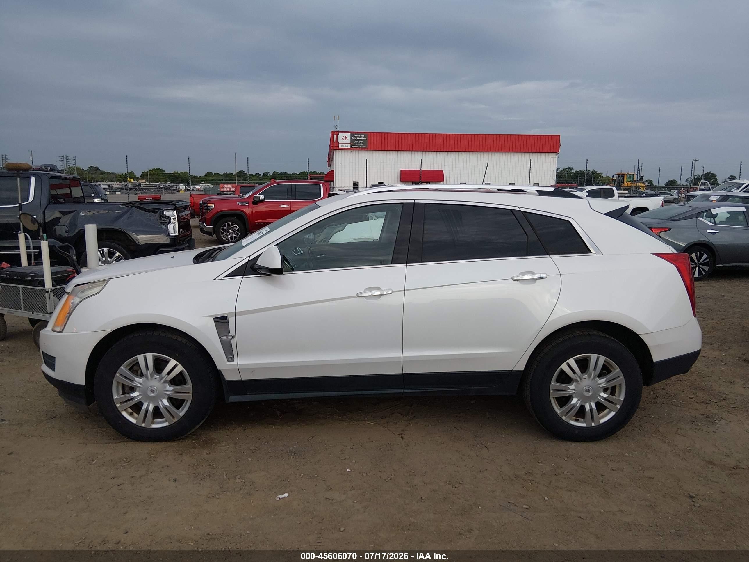 2011 Cadillac Srx Luxury Collection White vin: 3GYFNDEY0BS508945