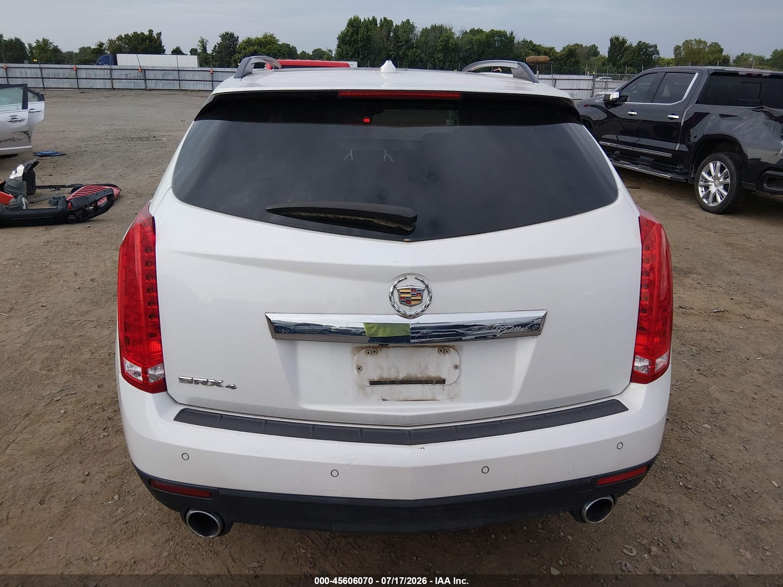 2011 Cadillac Srx Luxury Collection White vin: 3GYFNDEY0BS508945