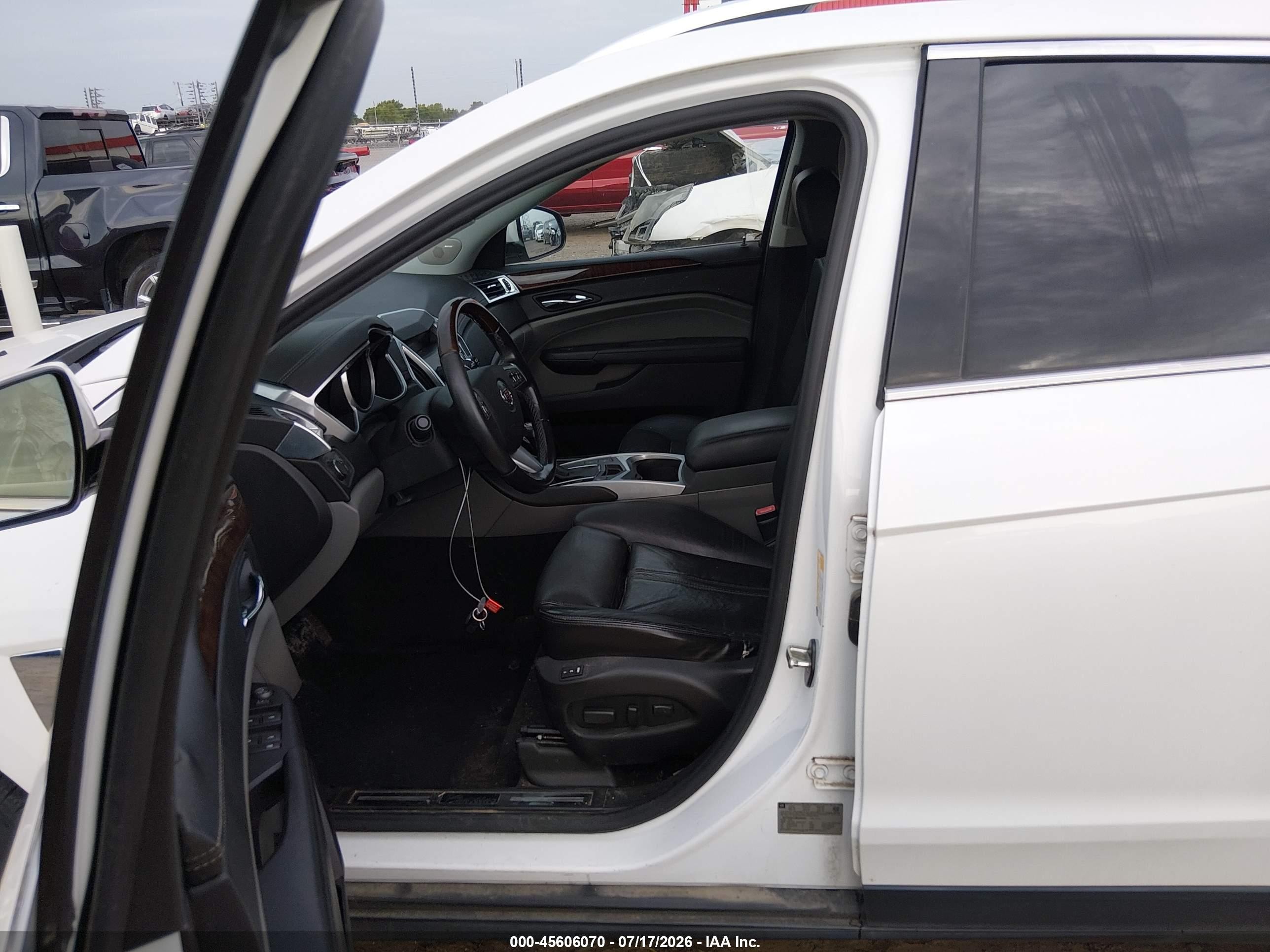 2011 Cadillac Srx Luxury Collection White vin: 3GYFNDEY0BS508945
