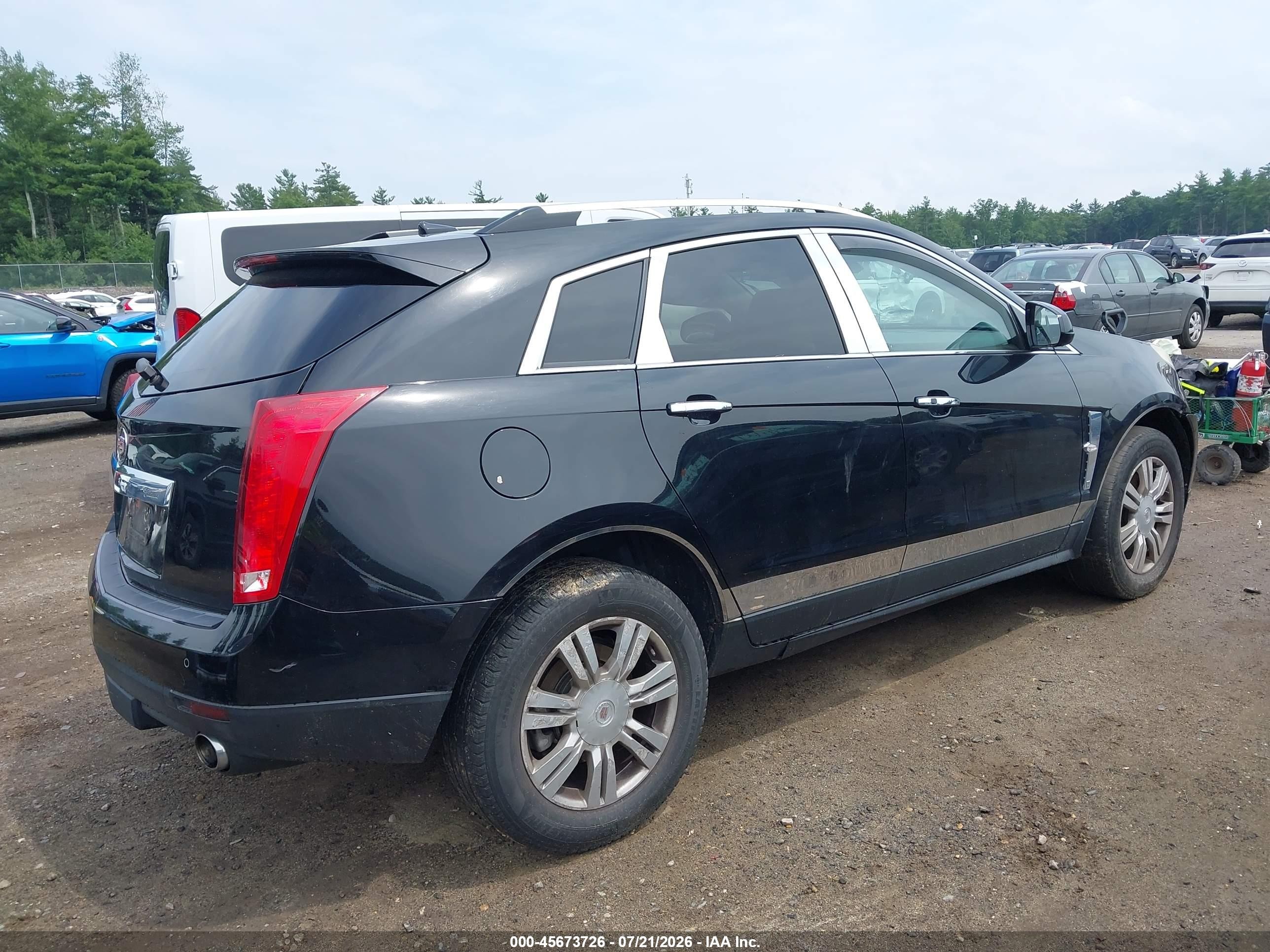 2011 Cadillac Srx Luxury Collection Black vin: 3GYFNDEY0BS585119