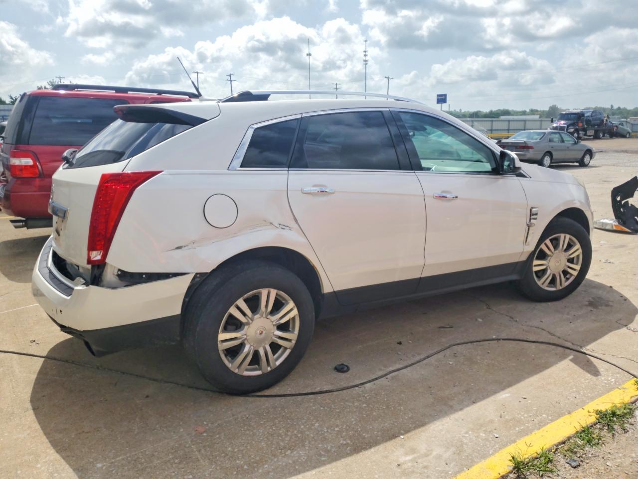 2010 Cadillac Srx Luxury Collection Белый vin: 3GYFNDEY2AS557160