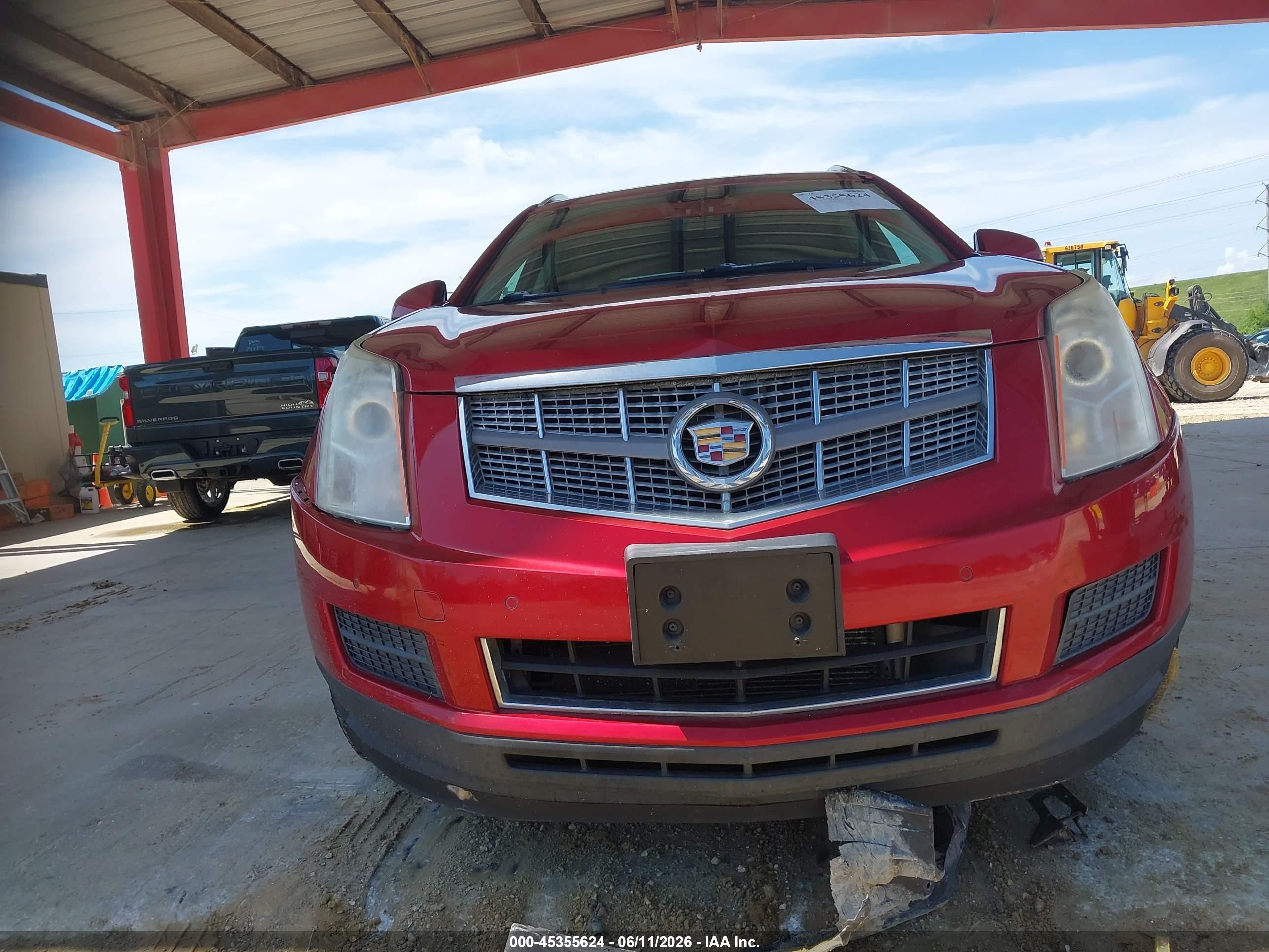 2011 Cadillac Srx Luxury Collection Red vin: 3GYFNDEY2BS546189