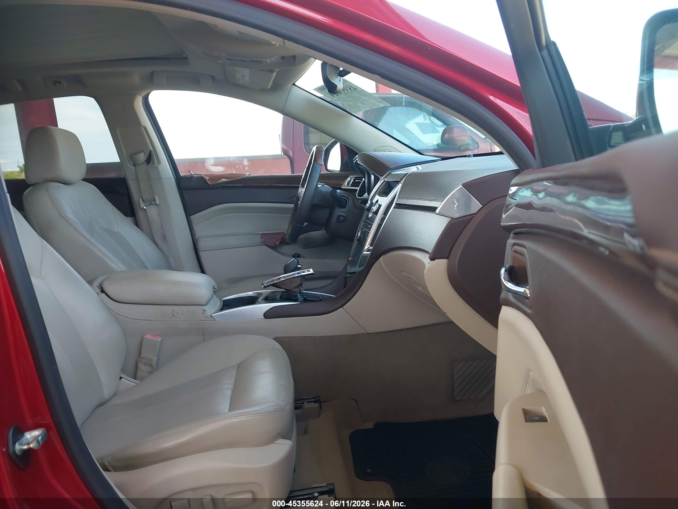 2011 Cadillac Srx Luxury Collection Red vin: 3GYFNDEY2BS546189