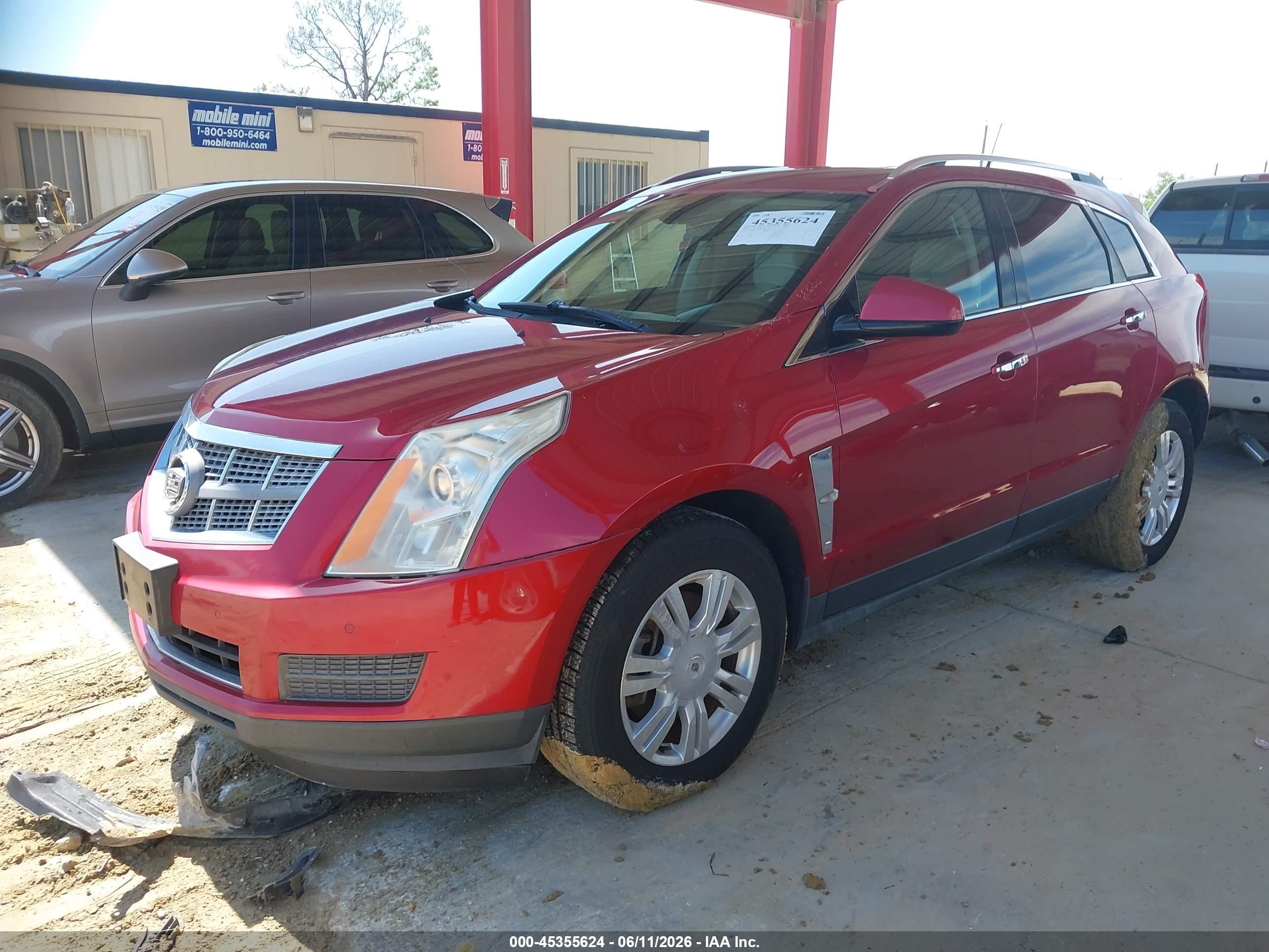 2011 Cadillac Srx Luxury Collection Red vin: 3GYFNDEY2BS546189