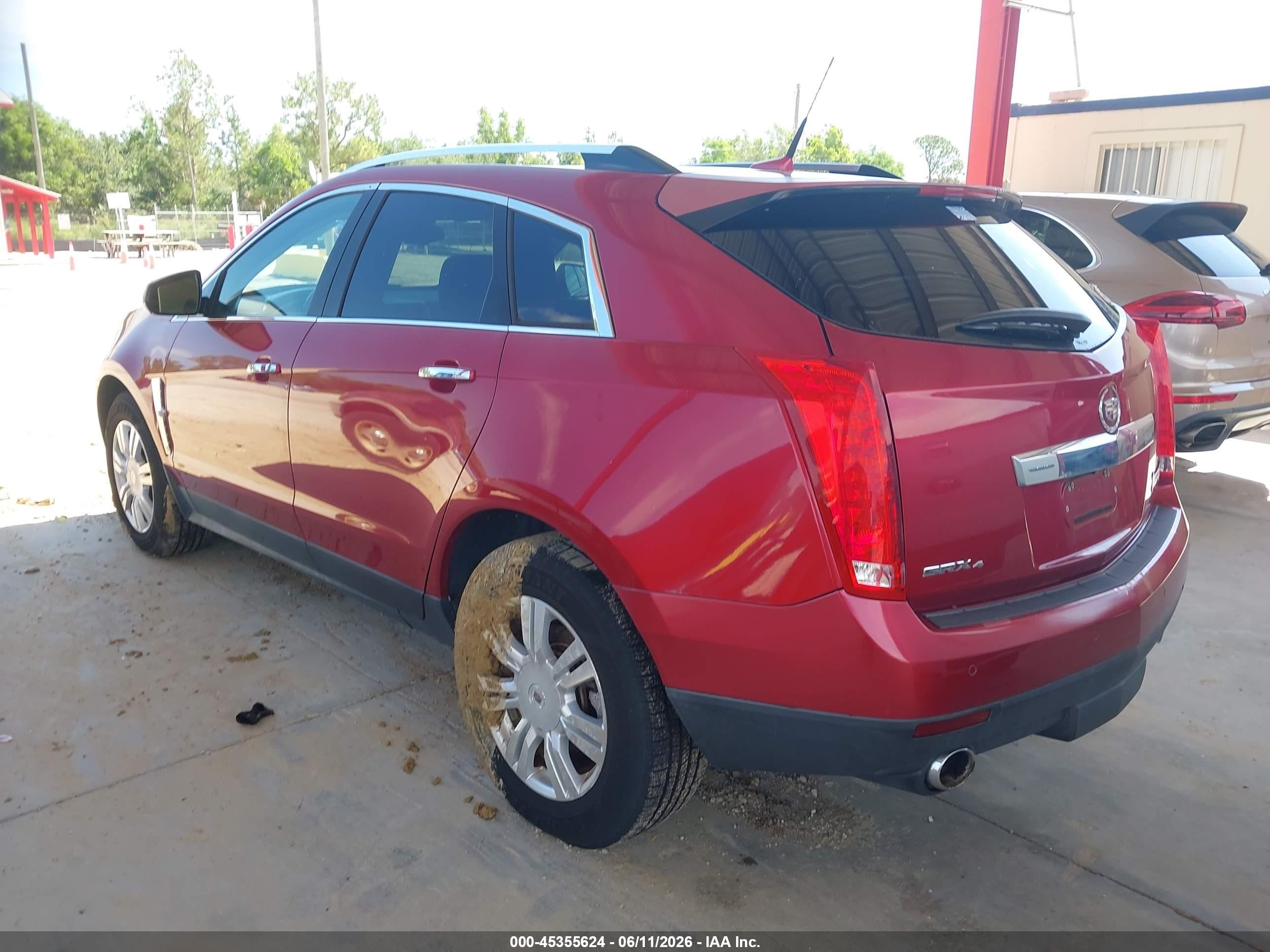 2011 Cadillac Srx Luxury Collection Red vin: 3GYFNDEY2BS546189