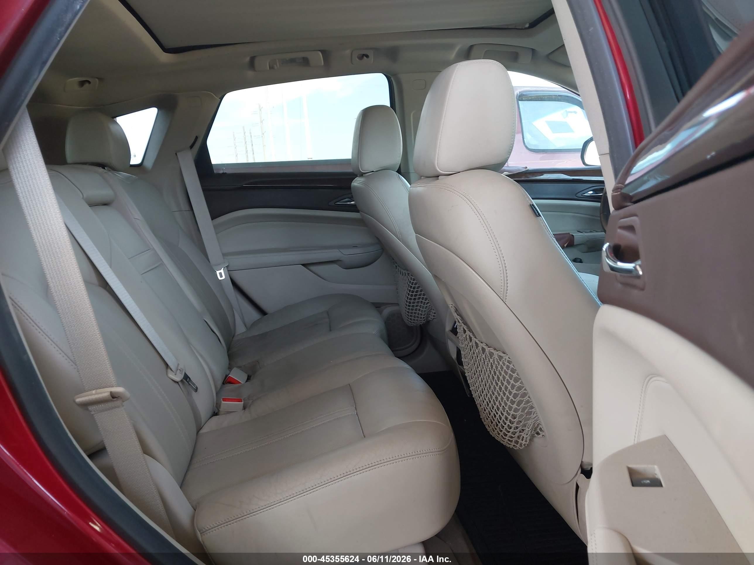 2011 Cadillac Srx Luxury Collection Red vin: 3GYFNDEY2BS546189