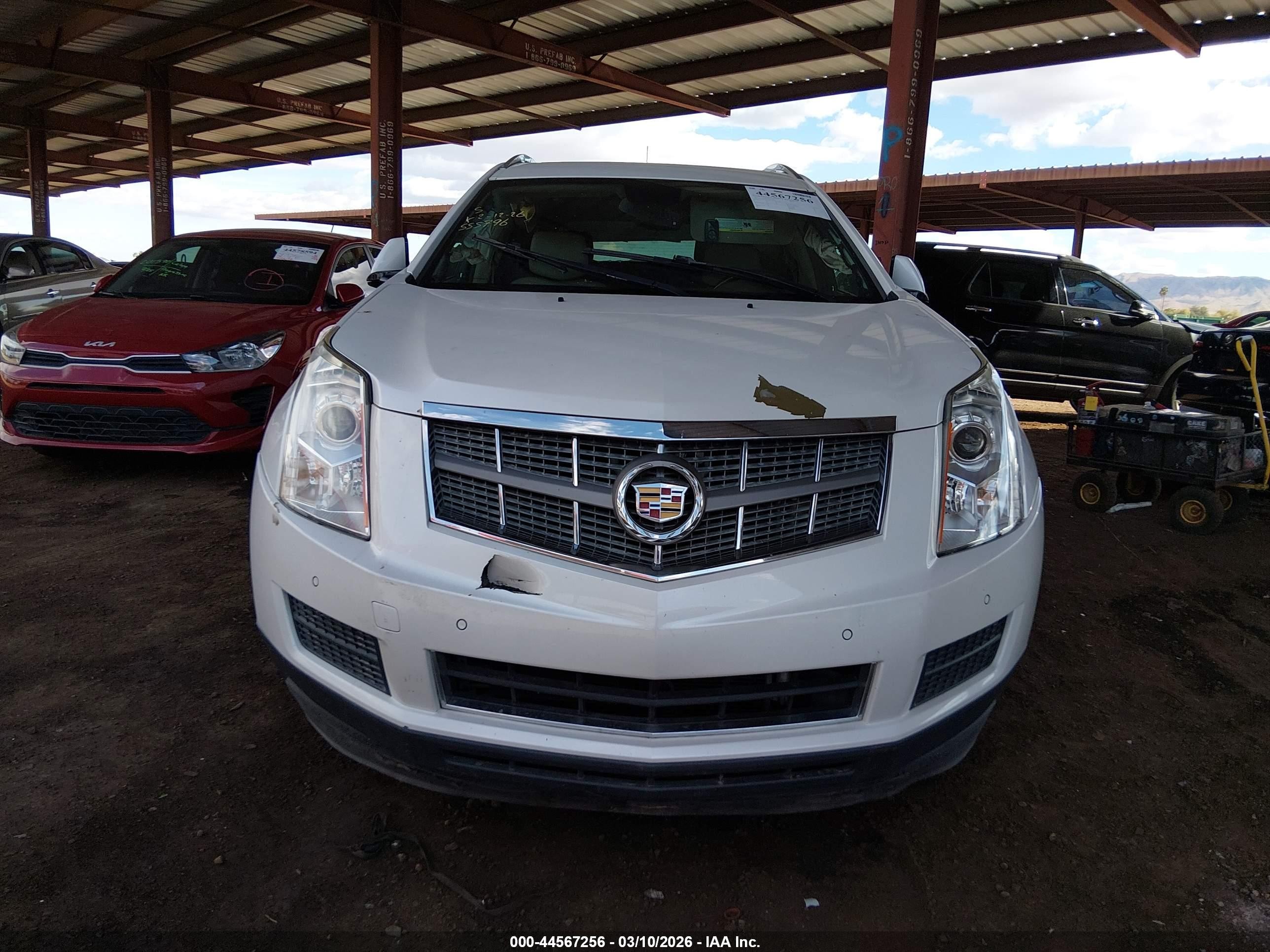 2011 Cadillac Srx Luxury Collection White vin: 3GYFNDEY2BS555796