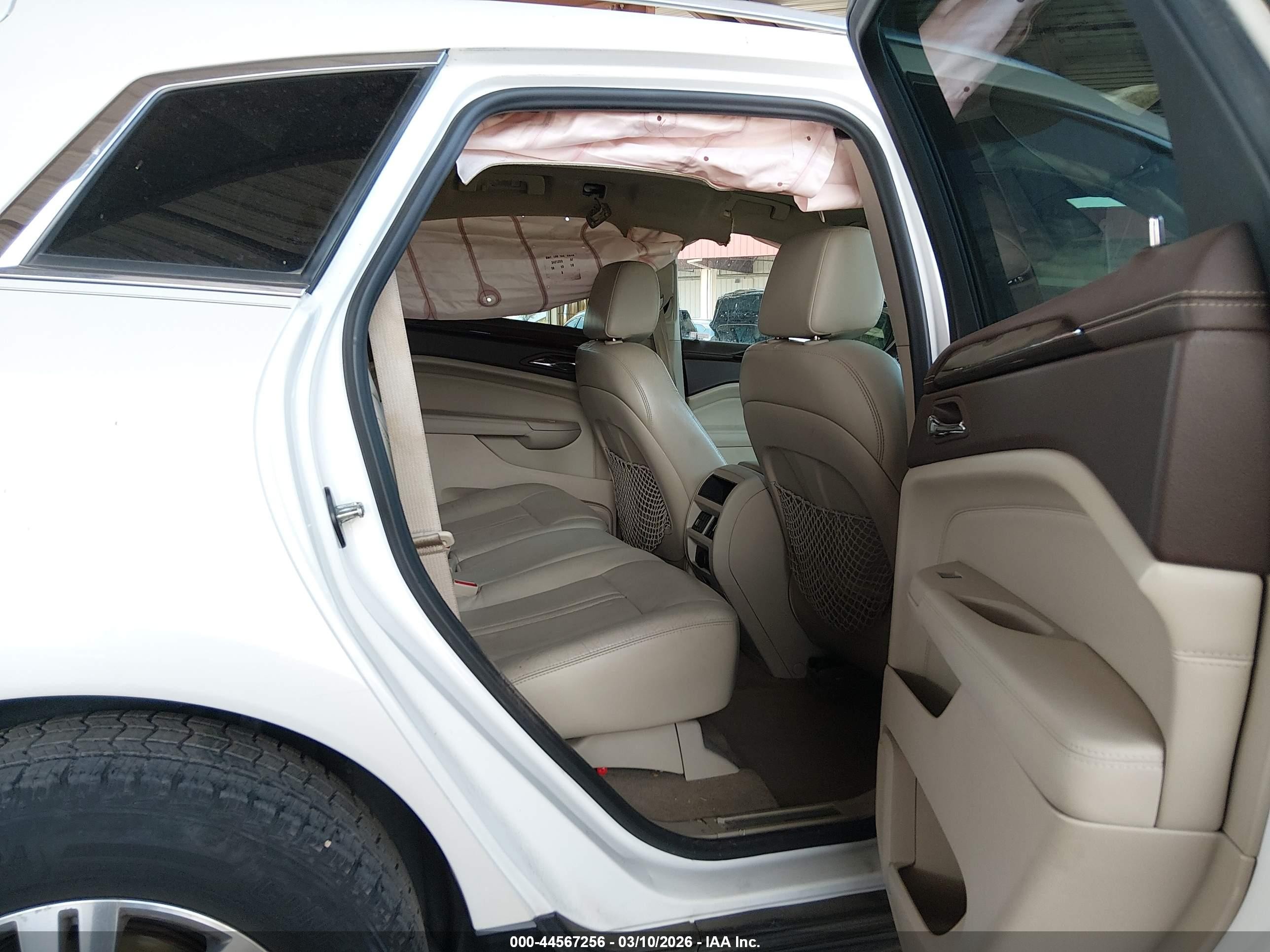 2011 Cadillac Srx Luxury Collection White vin: 3GYFNDEY2BS555796