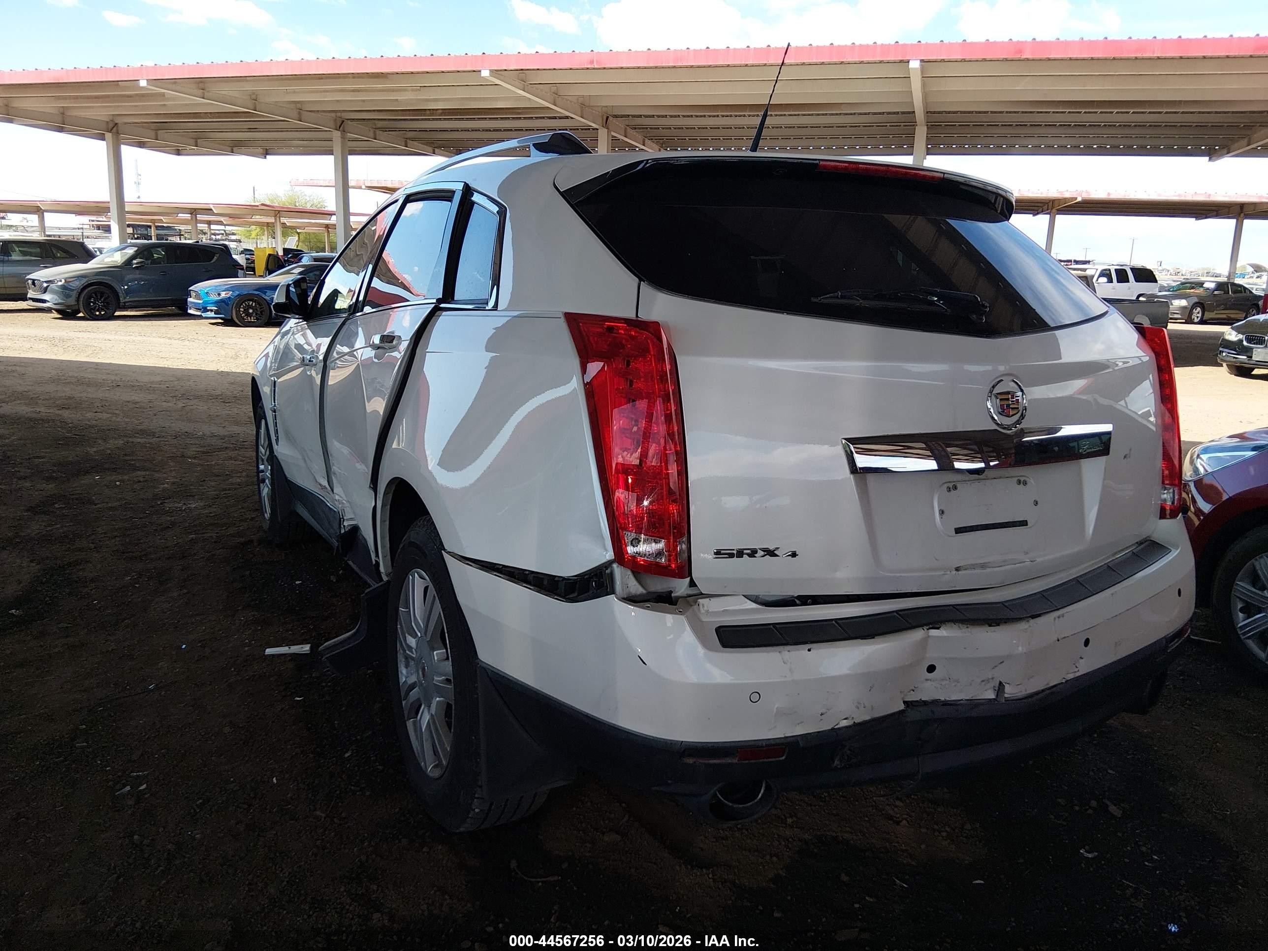 2011 Cadillac Srx Luxury Collection White vin: 3GYFNDEY2BS555796