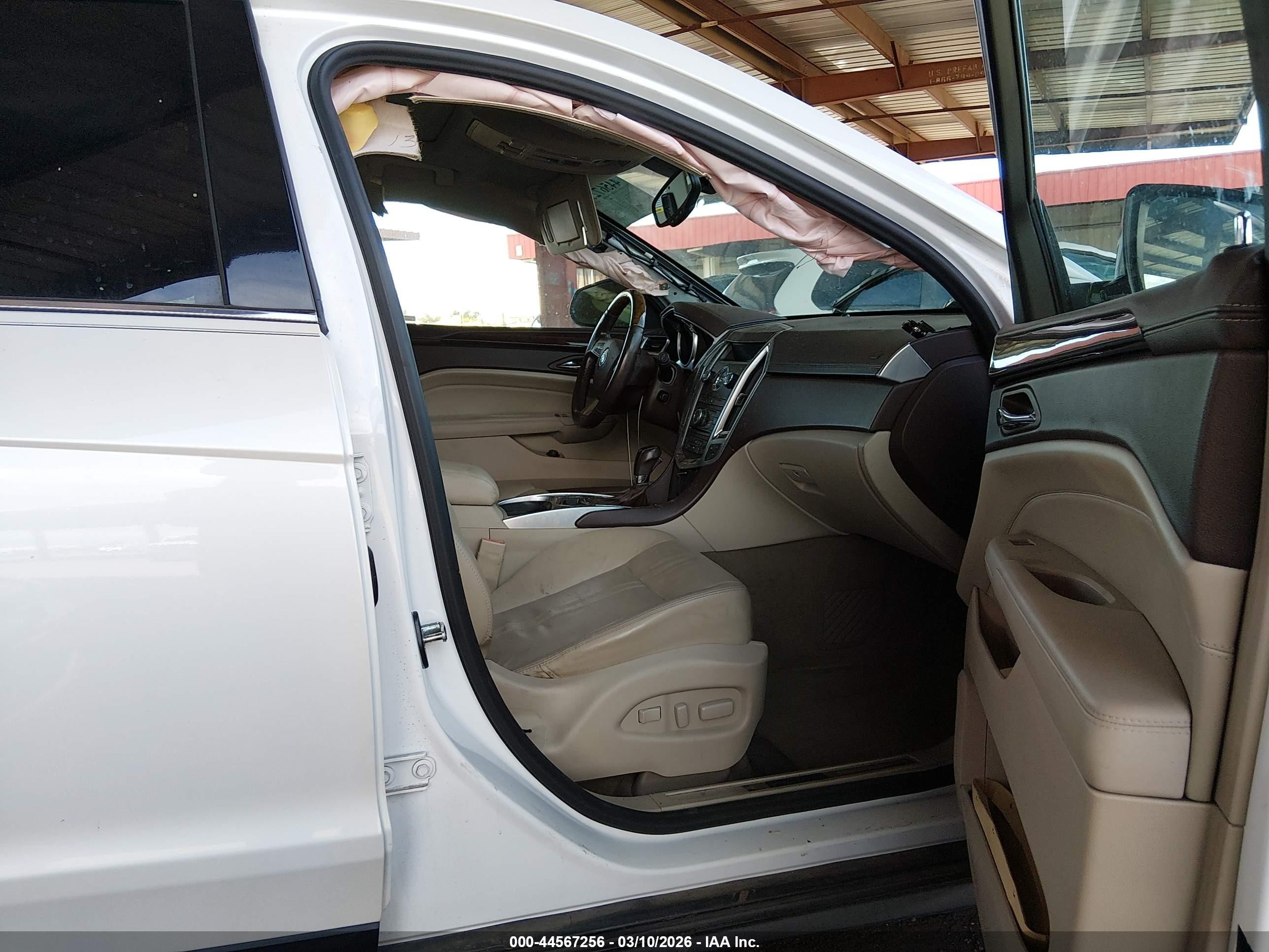 2011 Cadillac Srx Luxury Collection White vin: 3GYFNDEY2BS555796