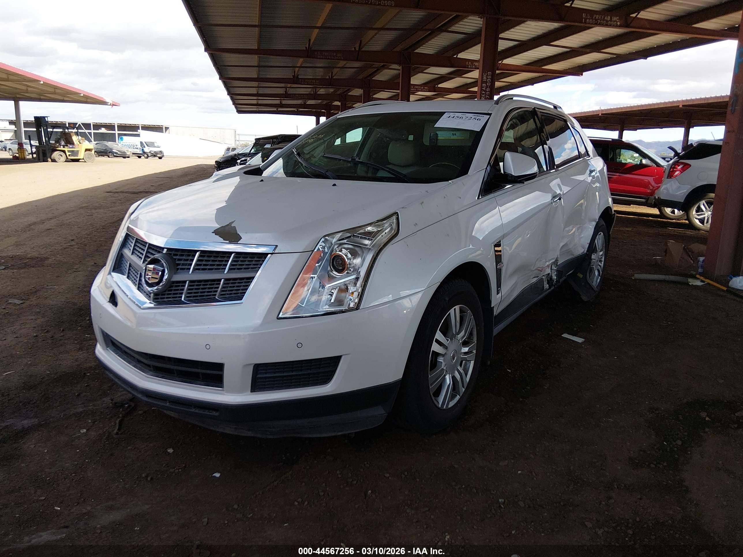 2011 Cadillac Srx Luxury Collection White vin: 3GYFNDEY2BS555796