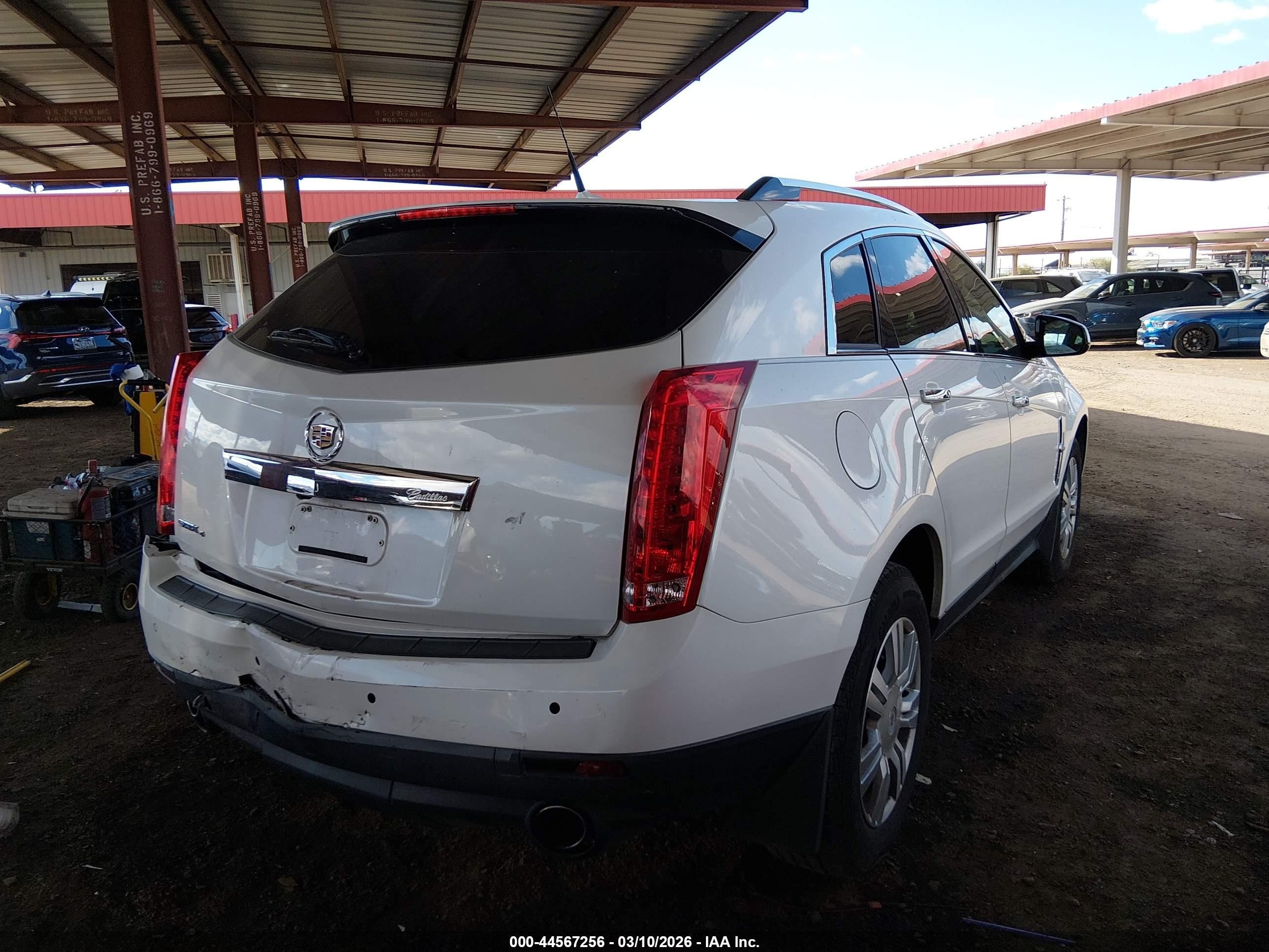 2011 Cadillac Srx Luxury Collection White vin: 3GYFNDEY2BS555796