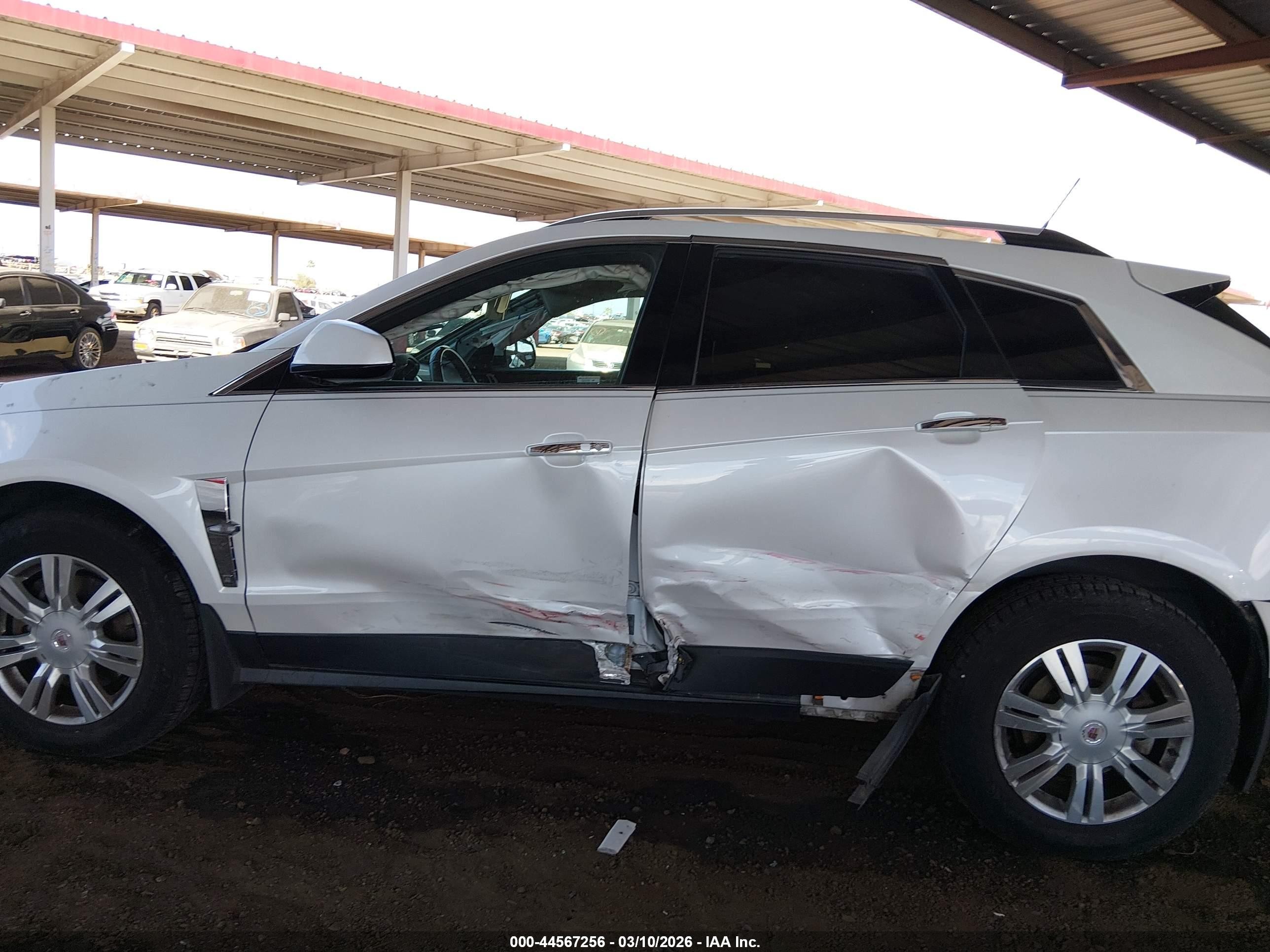 2011 Cadillac Srx Luxury Collection White vin: 3GYFNDEY2BS555796