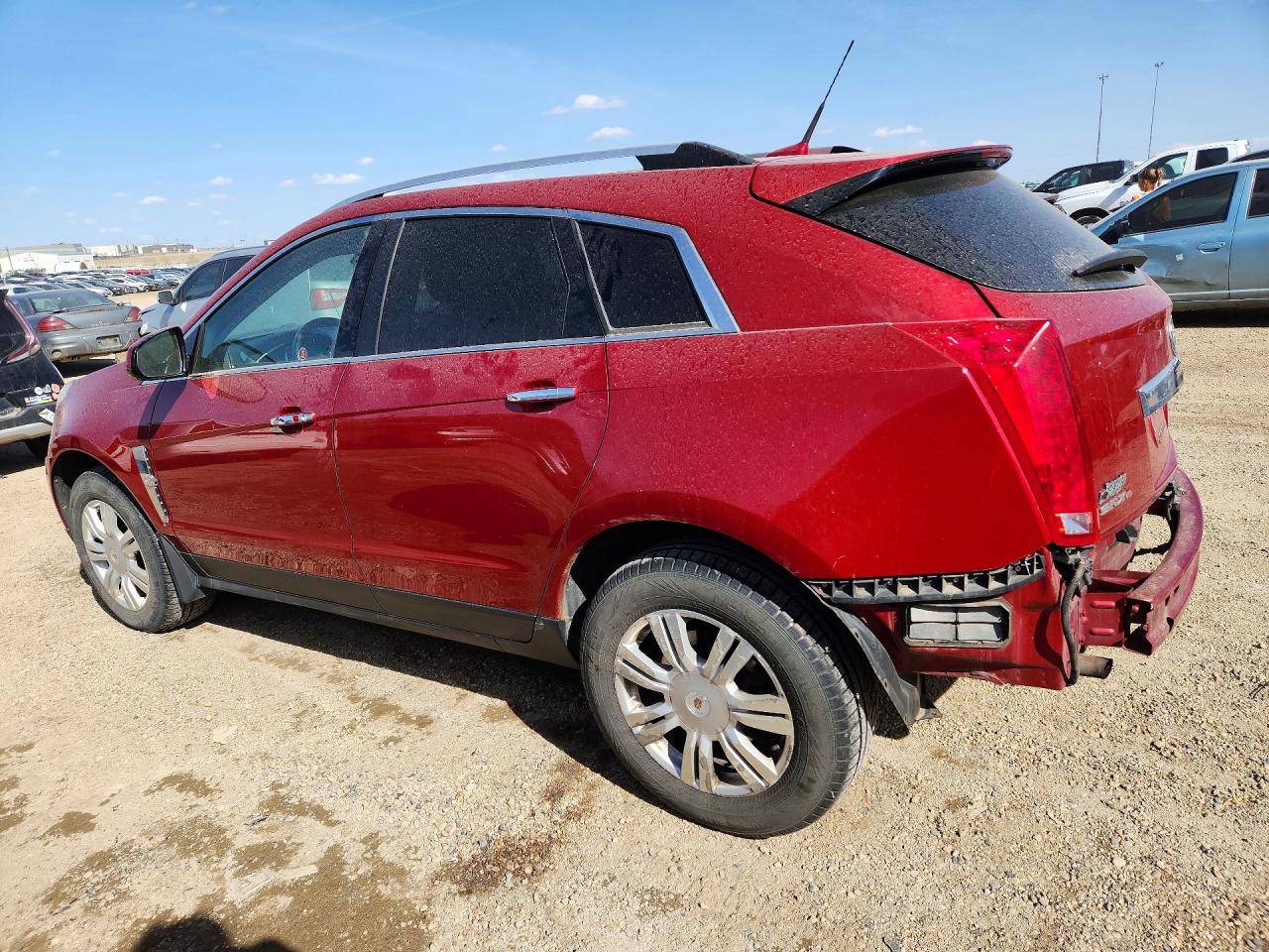 2011 Cadillac Srx Luxury Collection Red vin: 3GYFNDEY2BS609808