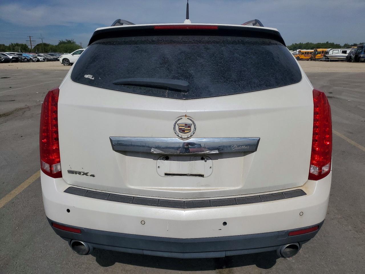 2010 Cadillac Srx Luxury Collection White vin: 3GYFNDEY3AS633940