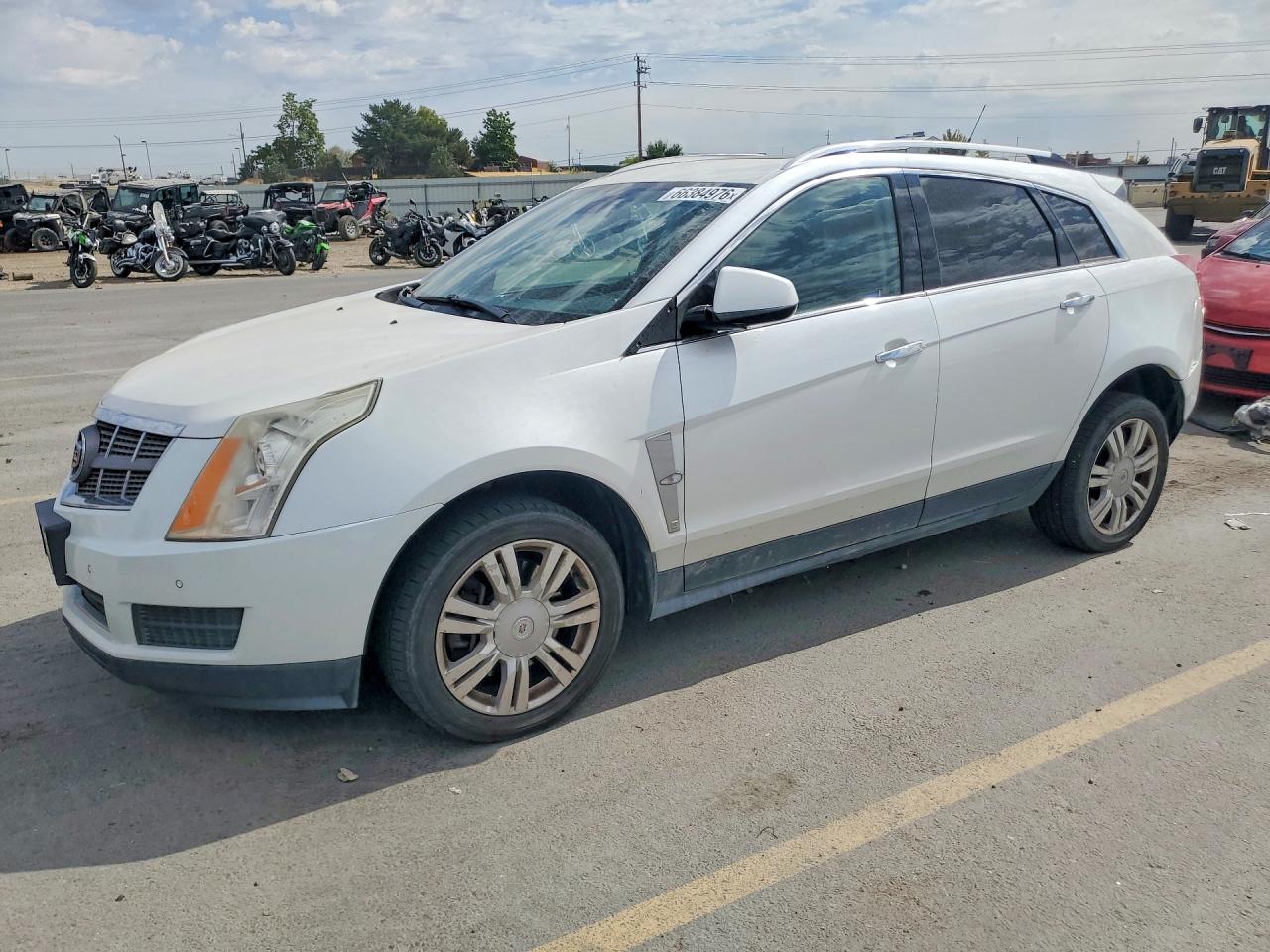 2010 Cadillac Srx Luxury Collection White vin: 3GYFNDEY3AS633940