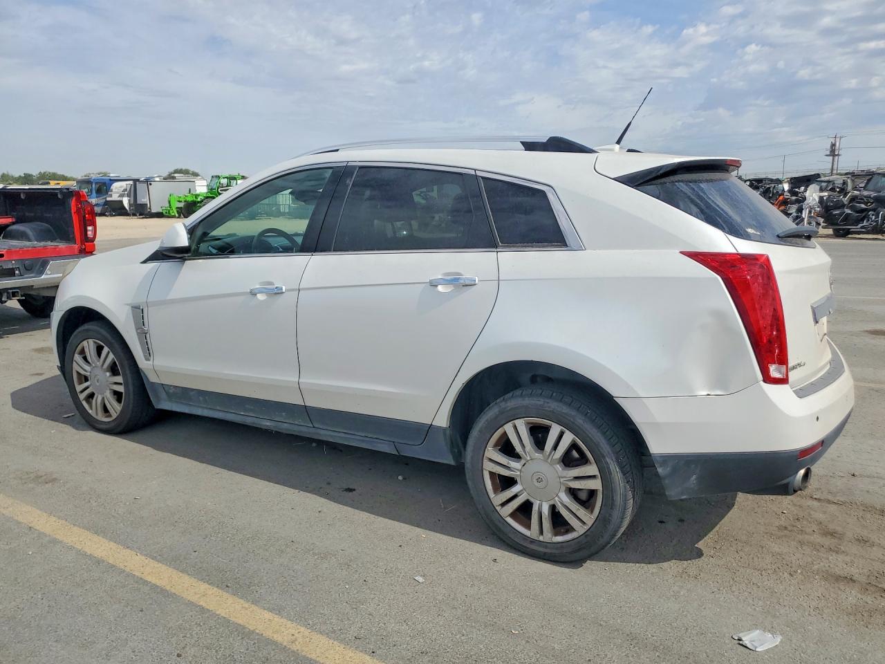 2010 Cadillac Srx Luxury Collection White vin: 3GYFNDEY3AS633940