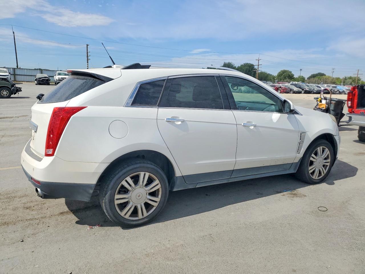 2010 Cadillac Srx Luxury Collection White vin: 3GYFNDEY3AS633940