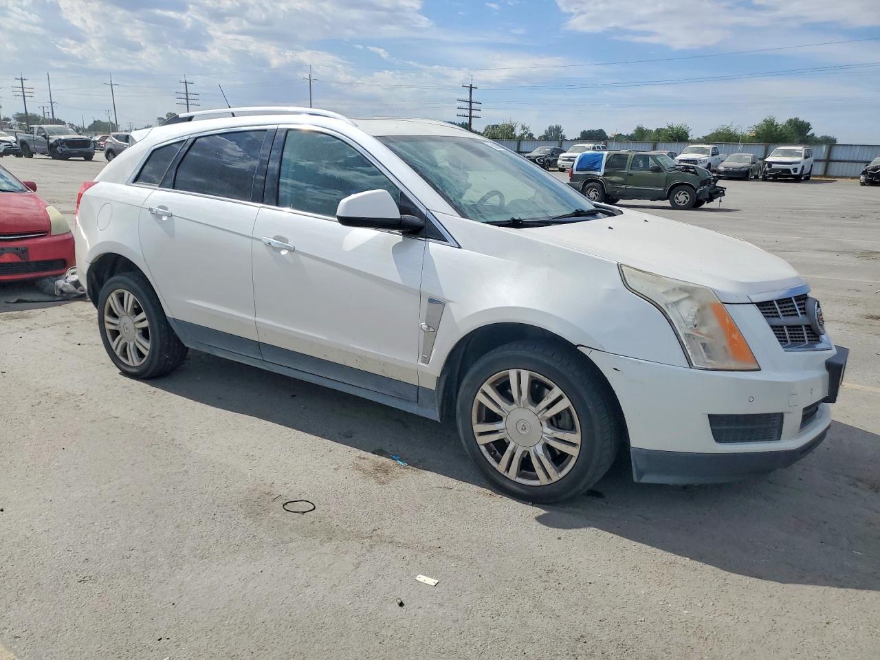 2010 Cadillac Srx Luxury Collection White vin: 3GYFNDEY3AS633940
