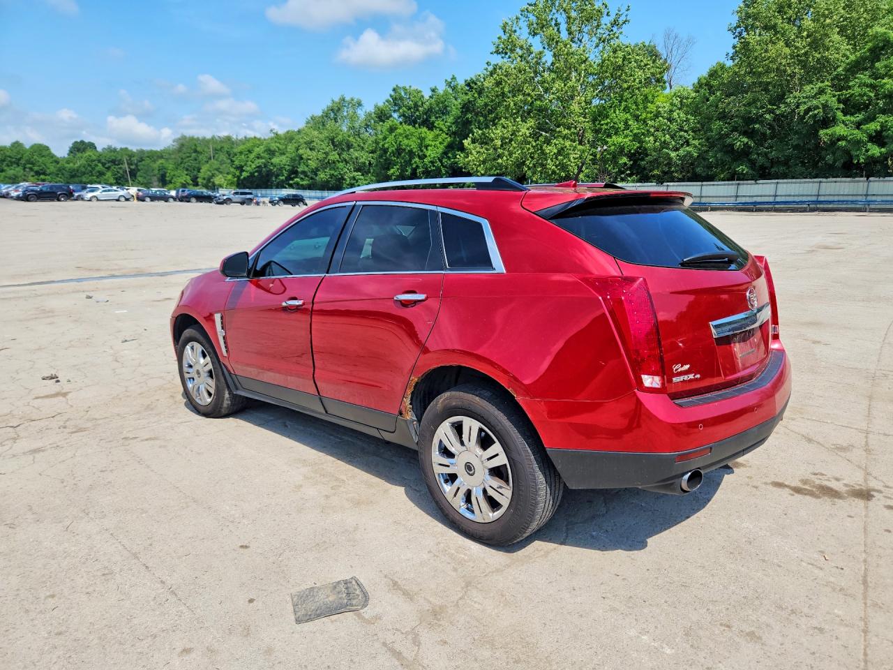 2010 Cadillac Srx Luxury Collection Бордовый vin: 3GYFNDEY3AS643819