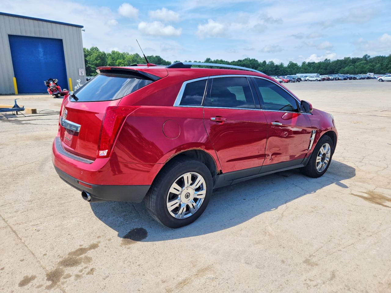 2010 Cadillac Srx Luxury Collection Бордовый vin: 3GYFNDEY3AS643819